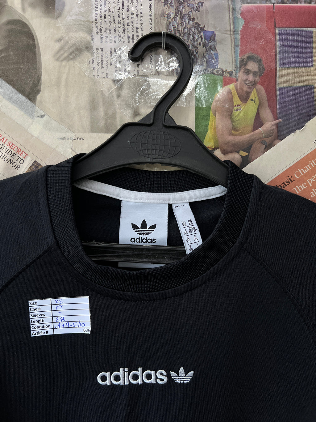 Ad*das® XS | Chest: 17" | Black | T-Shirt | 636 - Genuine Maal