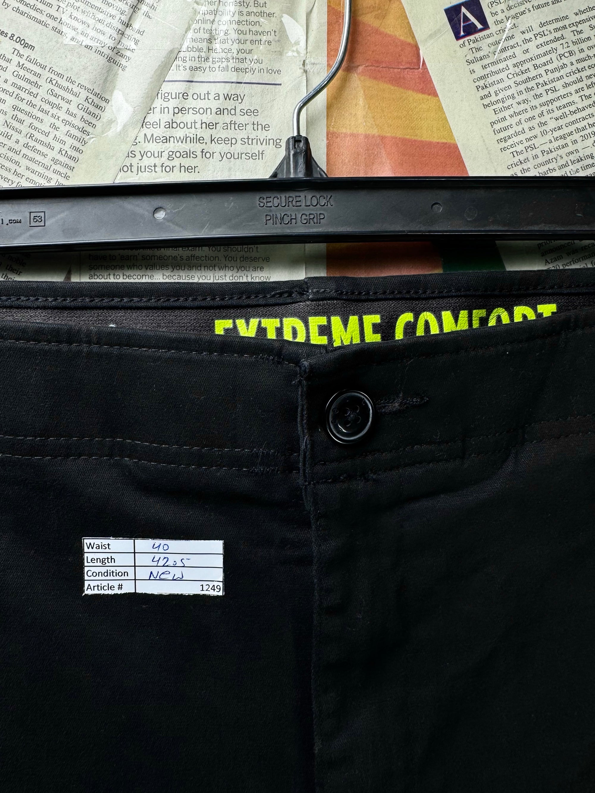 Lee® Waist: 40" | Black | Golf Pants | Cotton - Elastane | 1249 - Genuine Maal