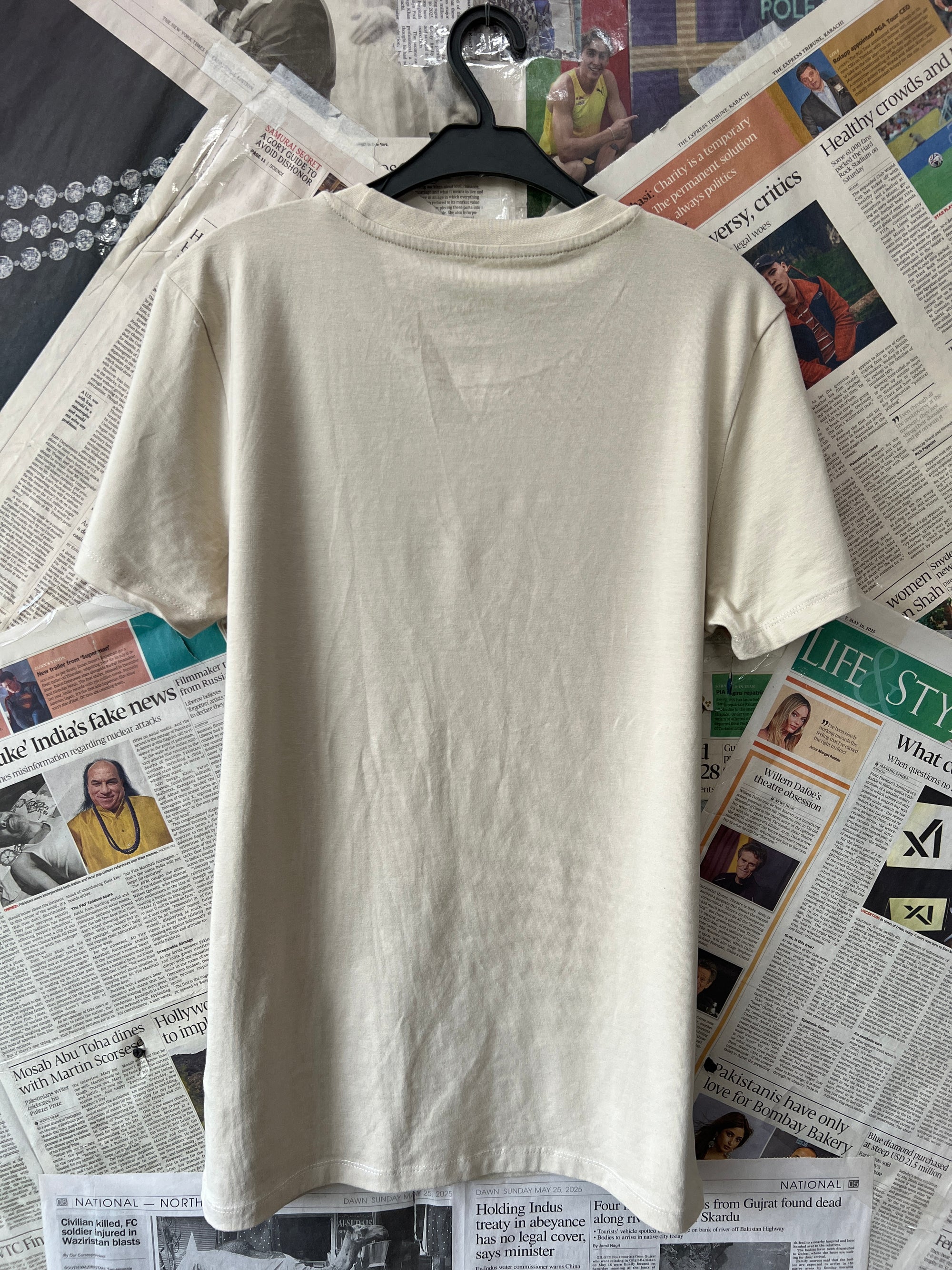 Primark® XS | Chest: 18.5" | Sand | T-Shirt | 650 - Genuine Maal