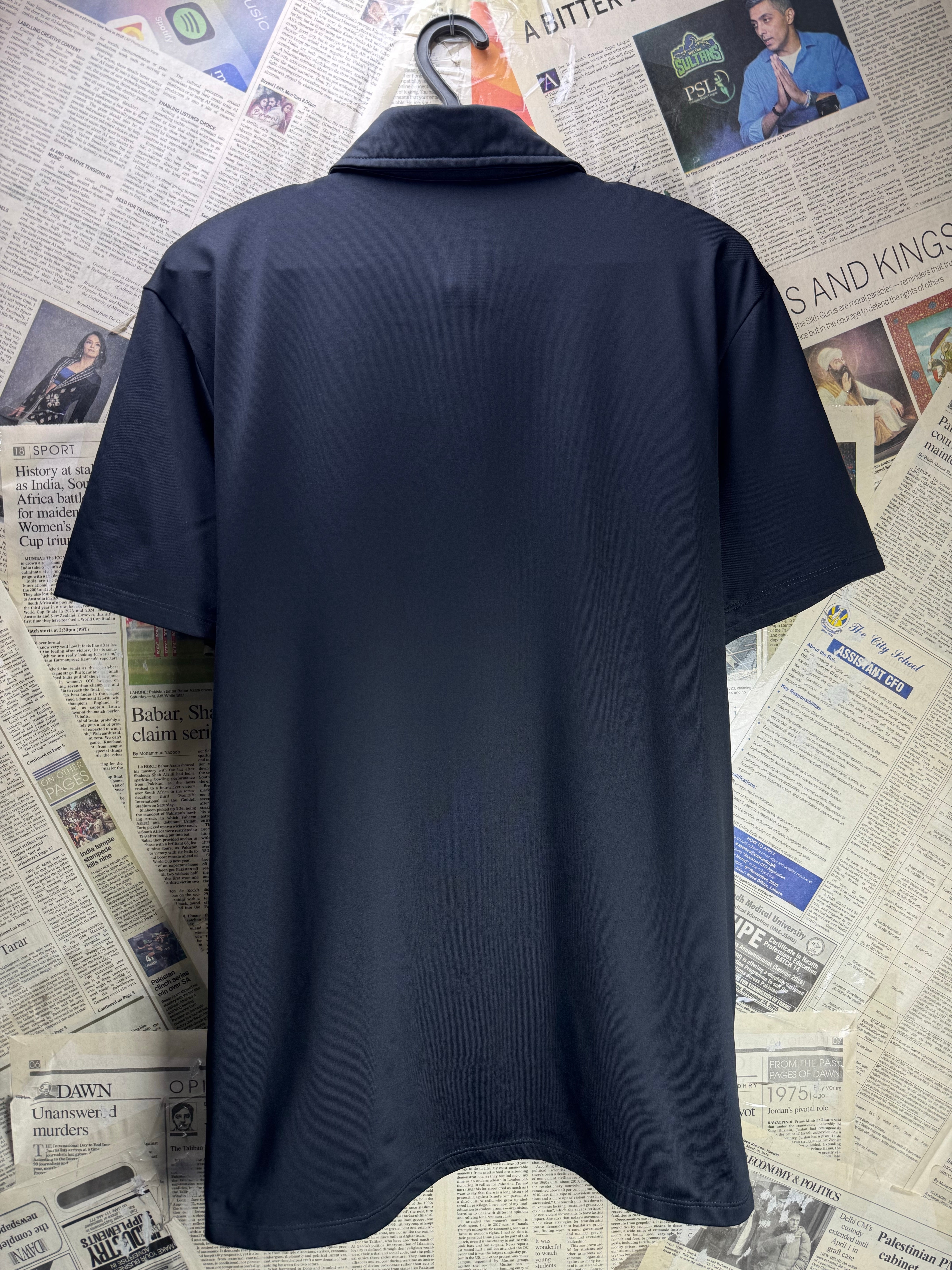 All In Motion® Small | Chest: 20.5" | Black | Golf Polo | Poly - Spandex | 4592 - Genuine Maal