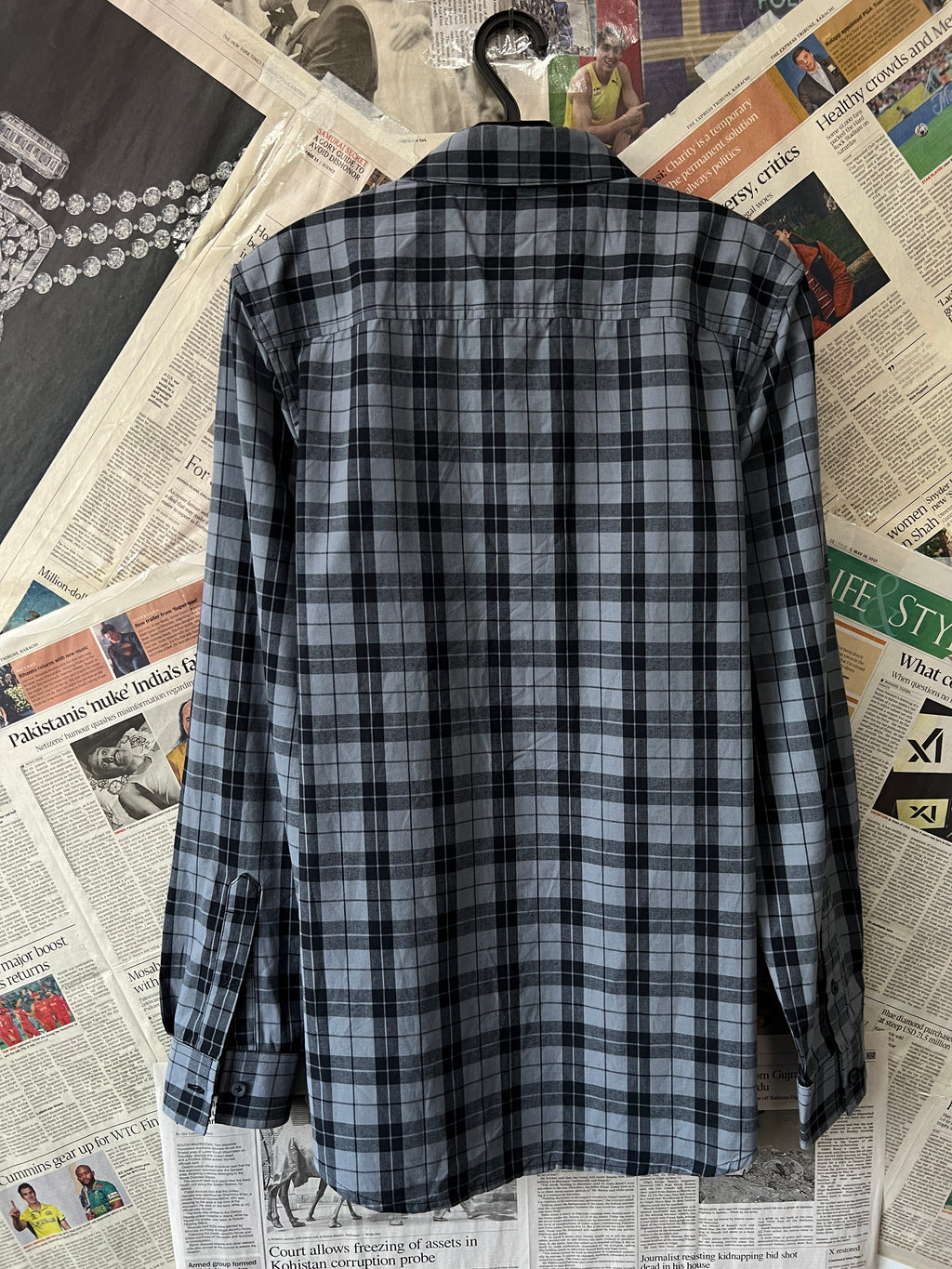 Primark® Small | Chest: 20.5" | Check | Shirt | 647 - Genuine Maal