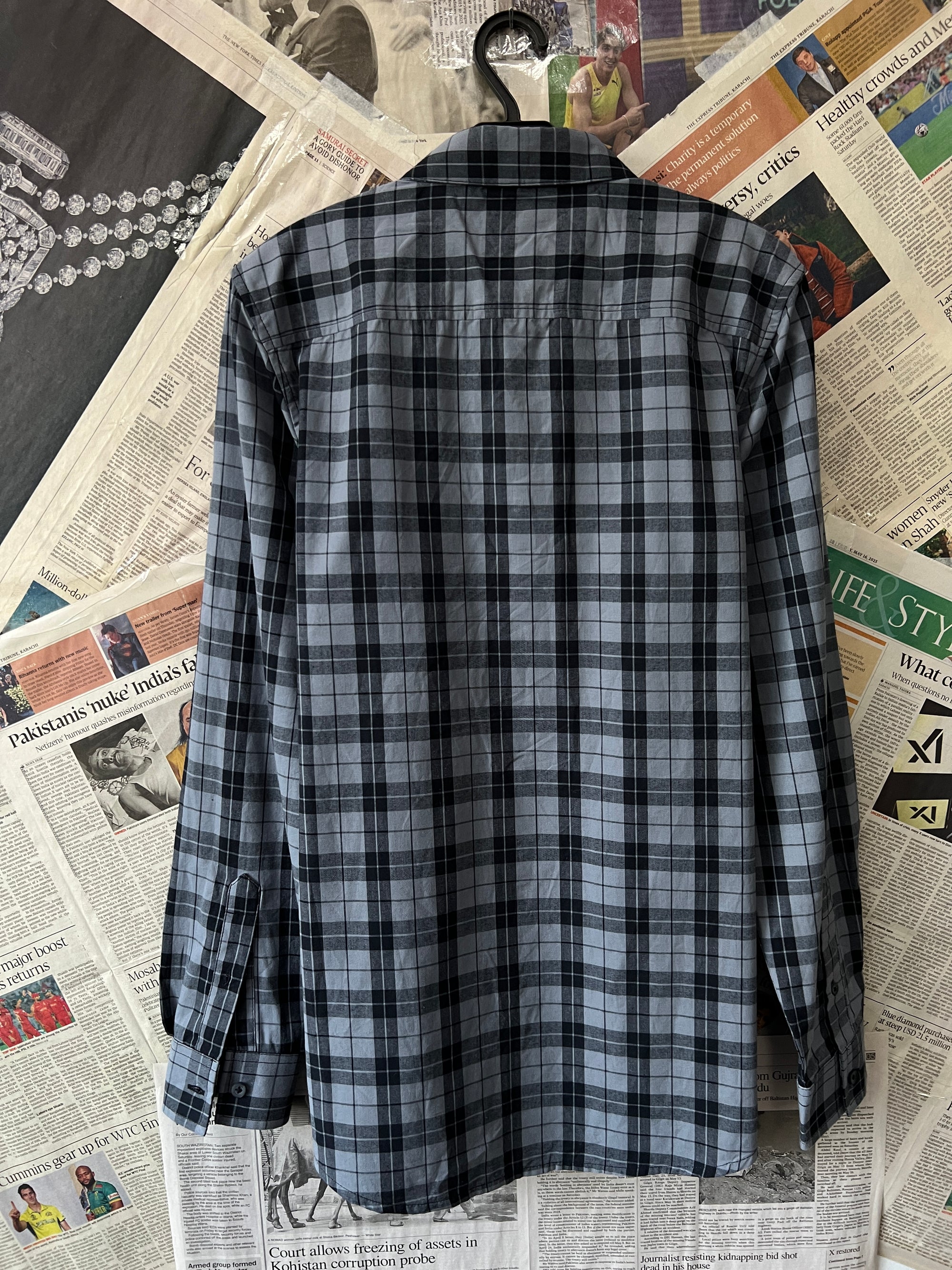 Primark® Small | Chest: 20.5" | Check | Shirt | 647 - Genuine Maal