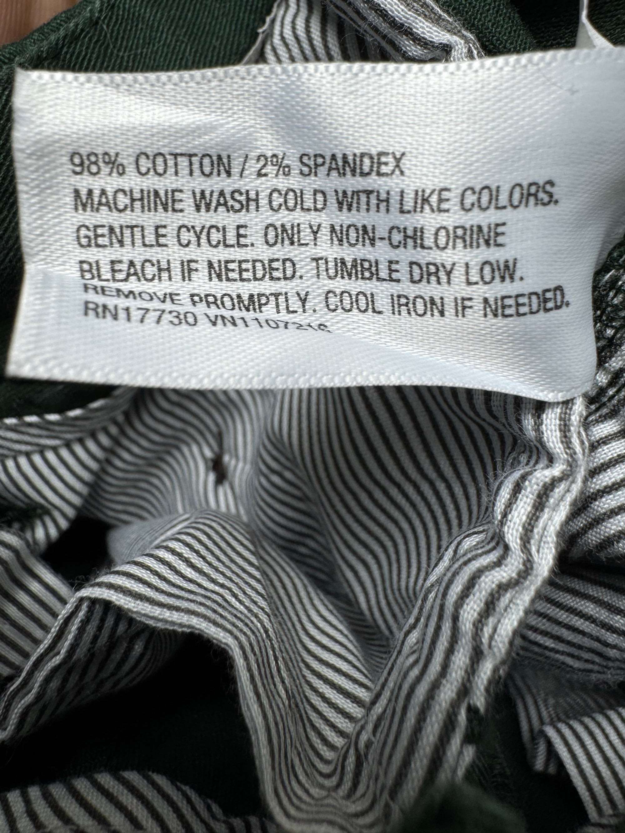 Goodfellow® Waist: 32" | Dark Green | Slim Fit Chino Pants | Cotton - Spandex | 1248 - Genuine Maal