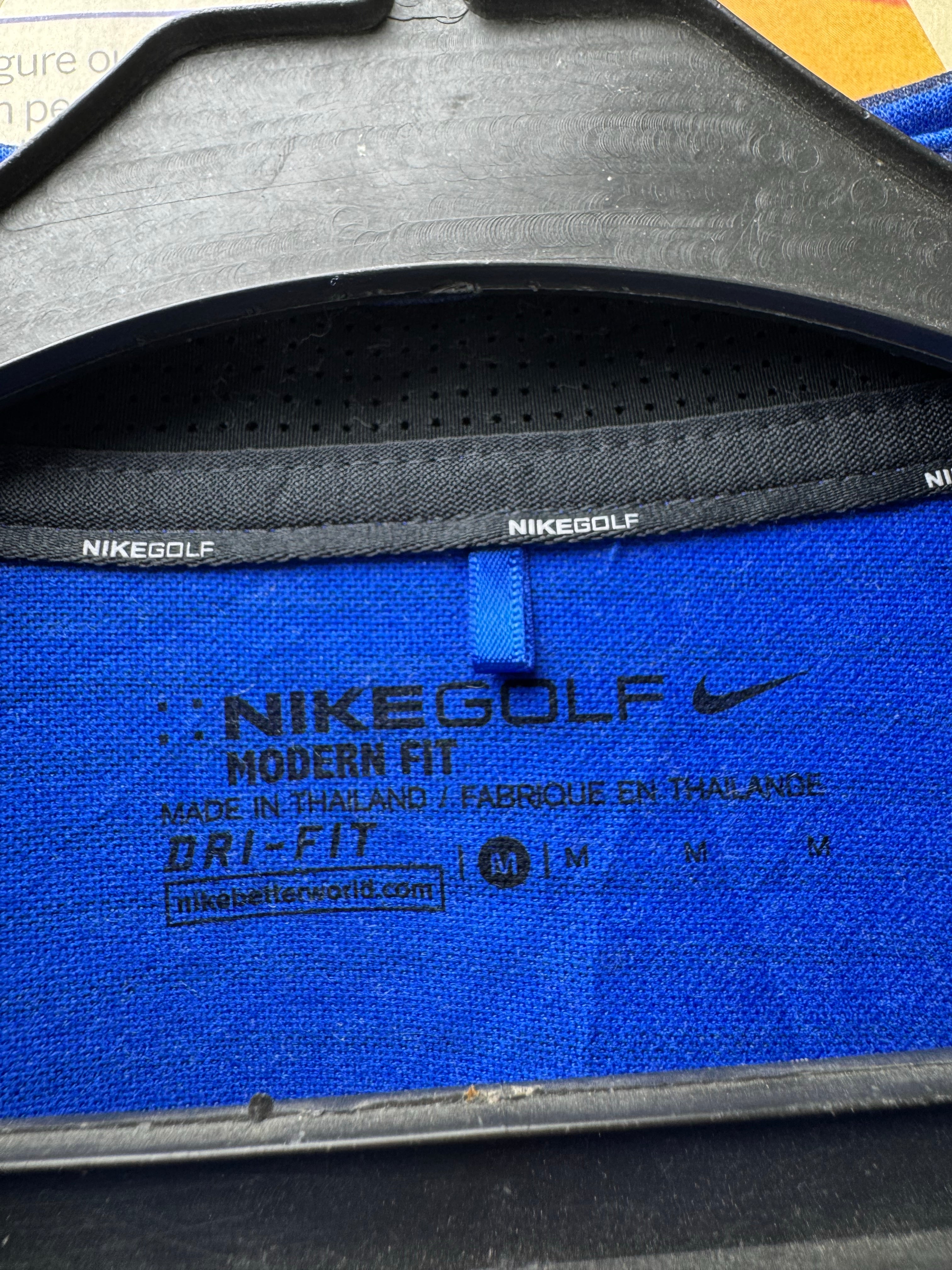 N*ke® Medium | Chest: 21.5" | Stripes | Golf Polo | Poly - Wool | 4773 - Genuine Maal