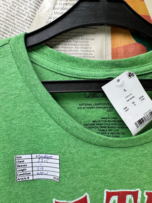 Lampoon® Medium | Chest: 22.5" | Green | T-Shirt | Cotton - Poly | 3239 - Genuine Maal