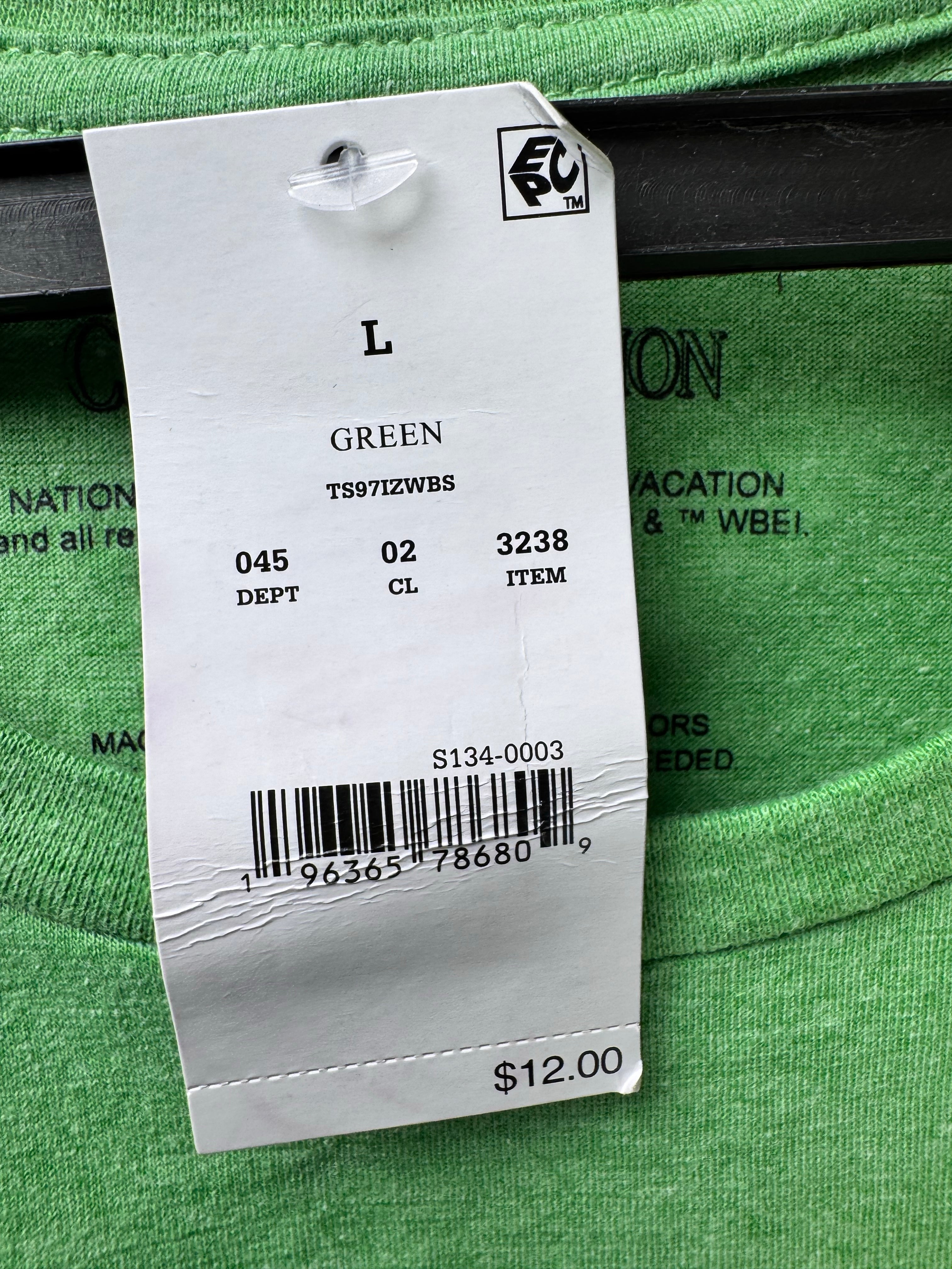 Lampoon® Medium | Chest: 22.5" | Green | T-Shirt | Cotton - Poly | 3239 - Genuine Maal