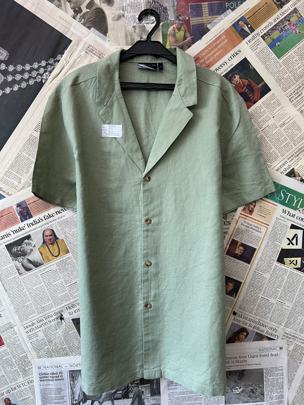 Asos® Large | Chest: 23" | Cucumber | Huawei | 366 - Genuine Maal