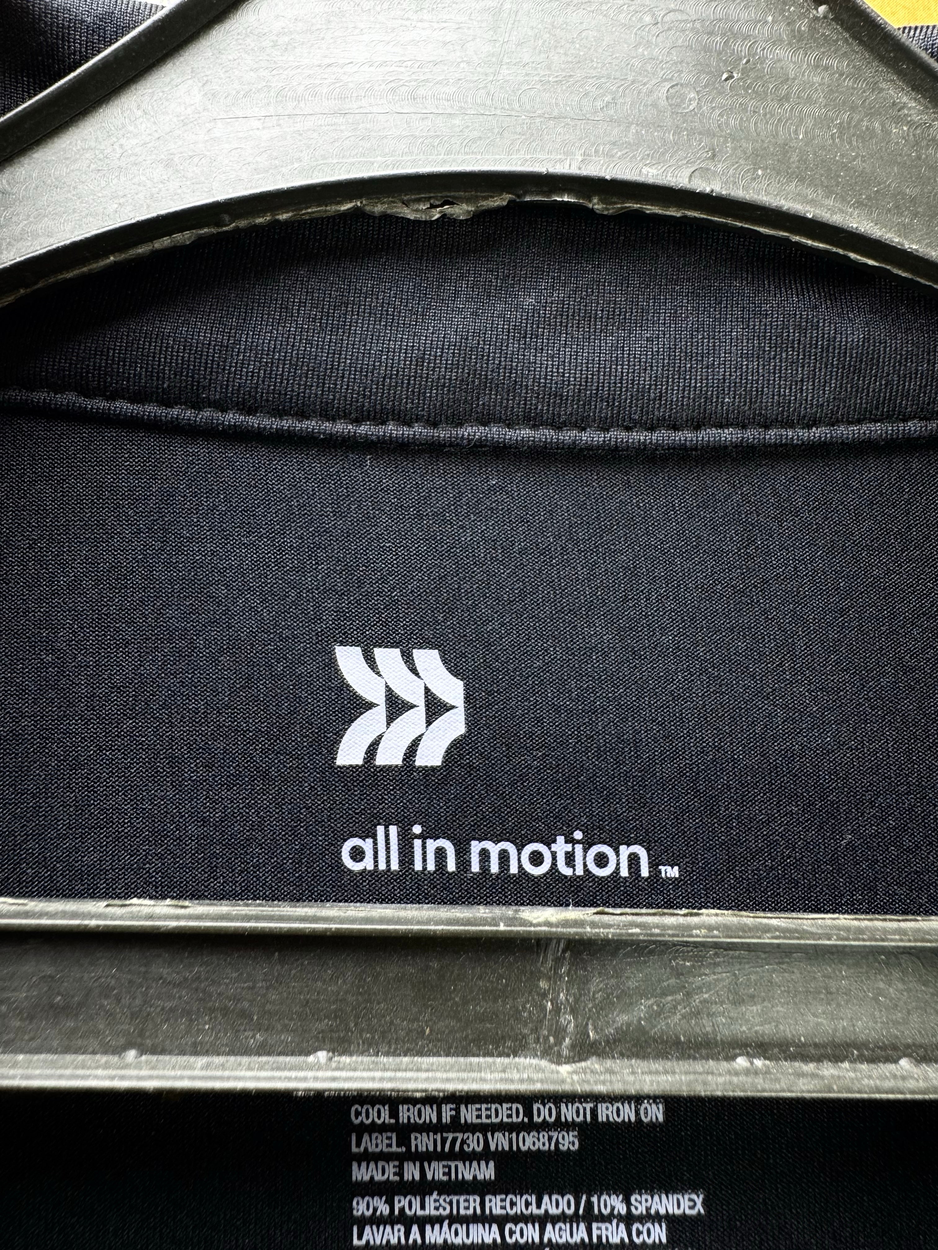 All In Motion® Medium | Chest: 22" | Stripes | Golf Polo | Poly - Spandex | 4588 - Genuine Maal