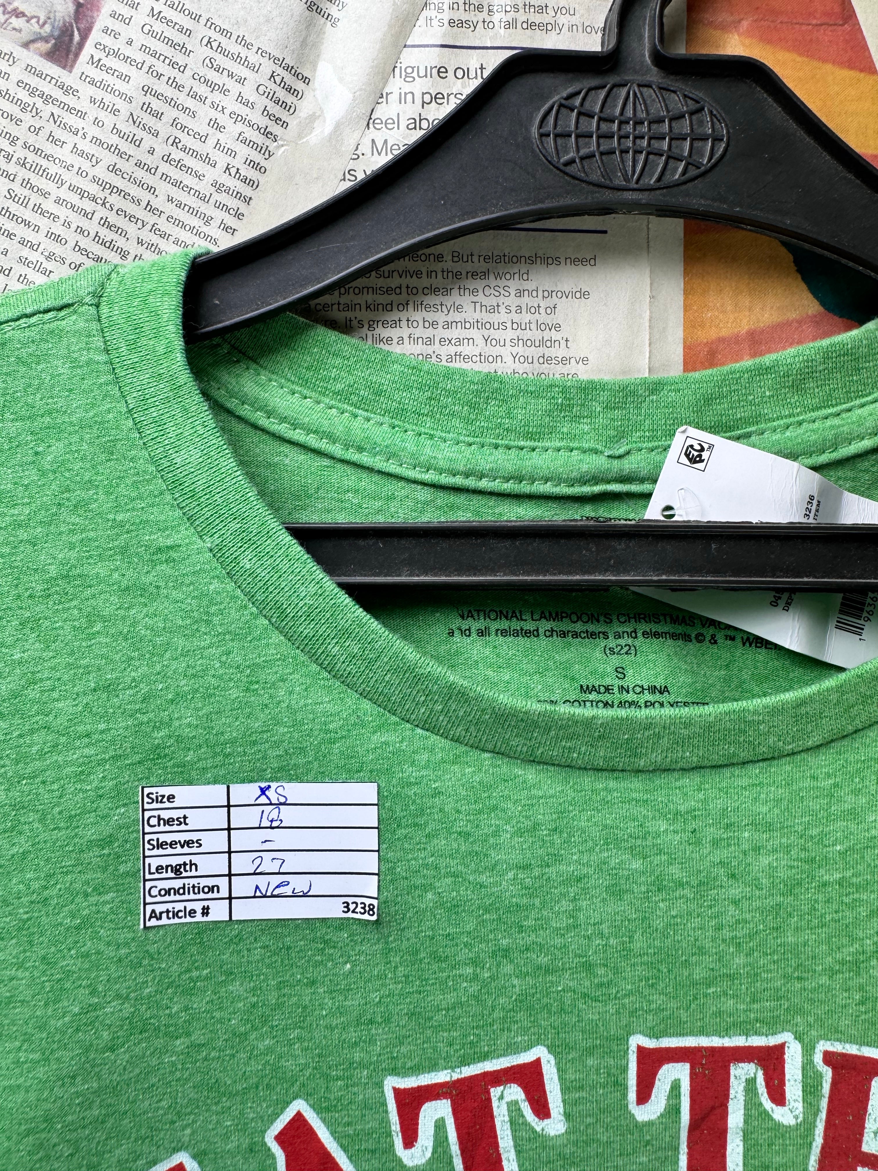 Lampoon® XS | Chest: 18" | Green | T-Shirt | Cotton - Poly | 3238 - Genuine Maal