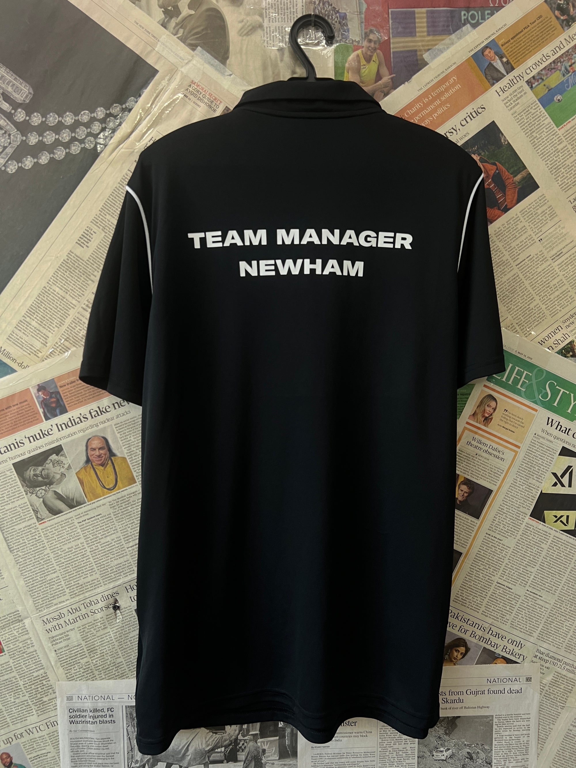 N*ke® Medium | Chest: 21.5 | Black | Polo | 368 - Genuine Maal