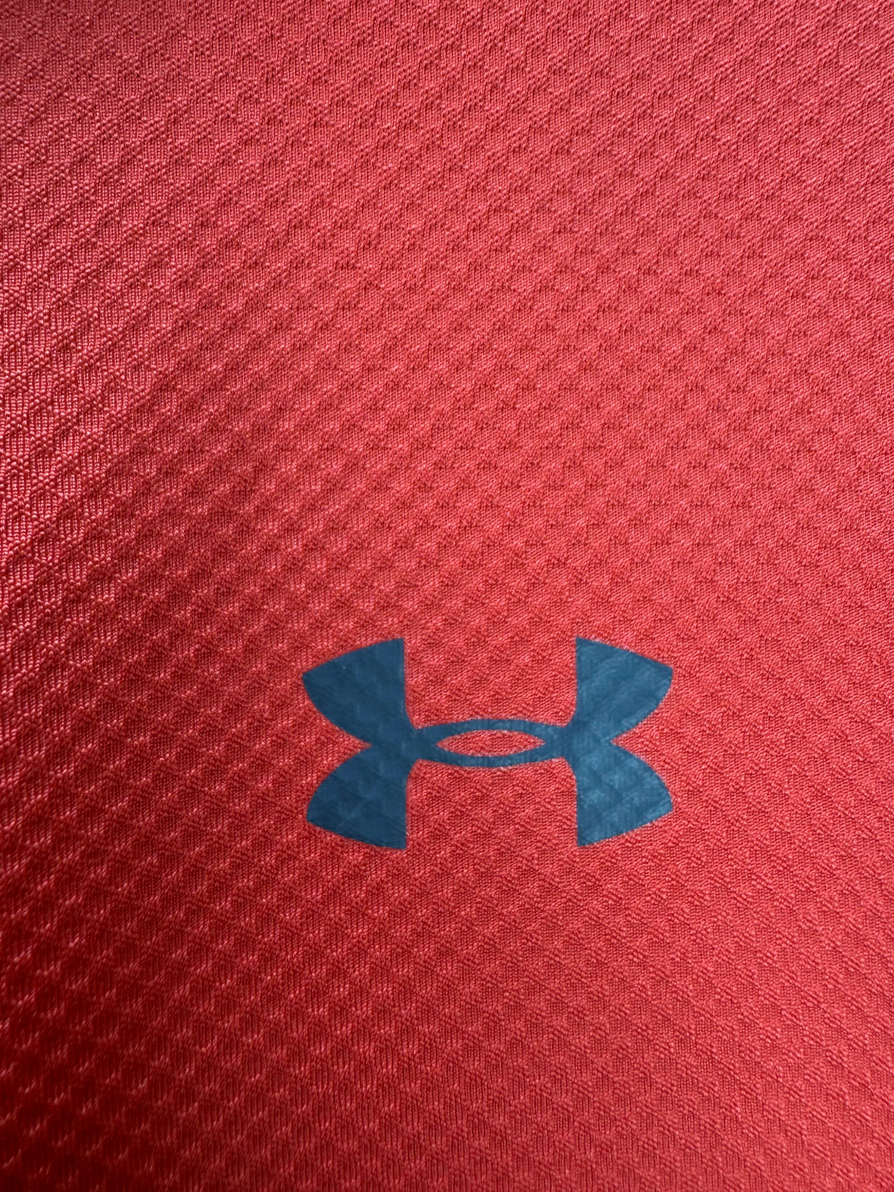 Under Armo*r® Large | Chest: 23" | Red | Golf Polo | Poly - Elastane | 4414 - Genuine Maal