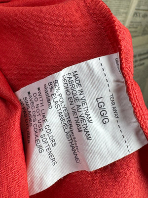 Under Armo*r® Large | Chest: 23" | Red | Golf Polo | Poly - Elastane | 4414 - Genuine Maal