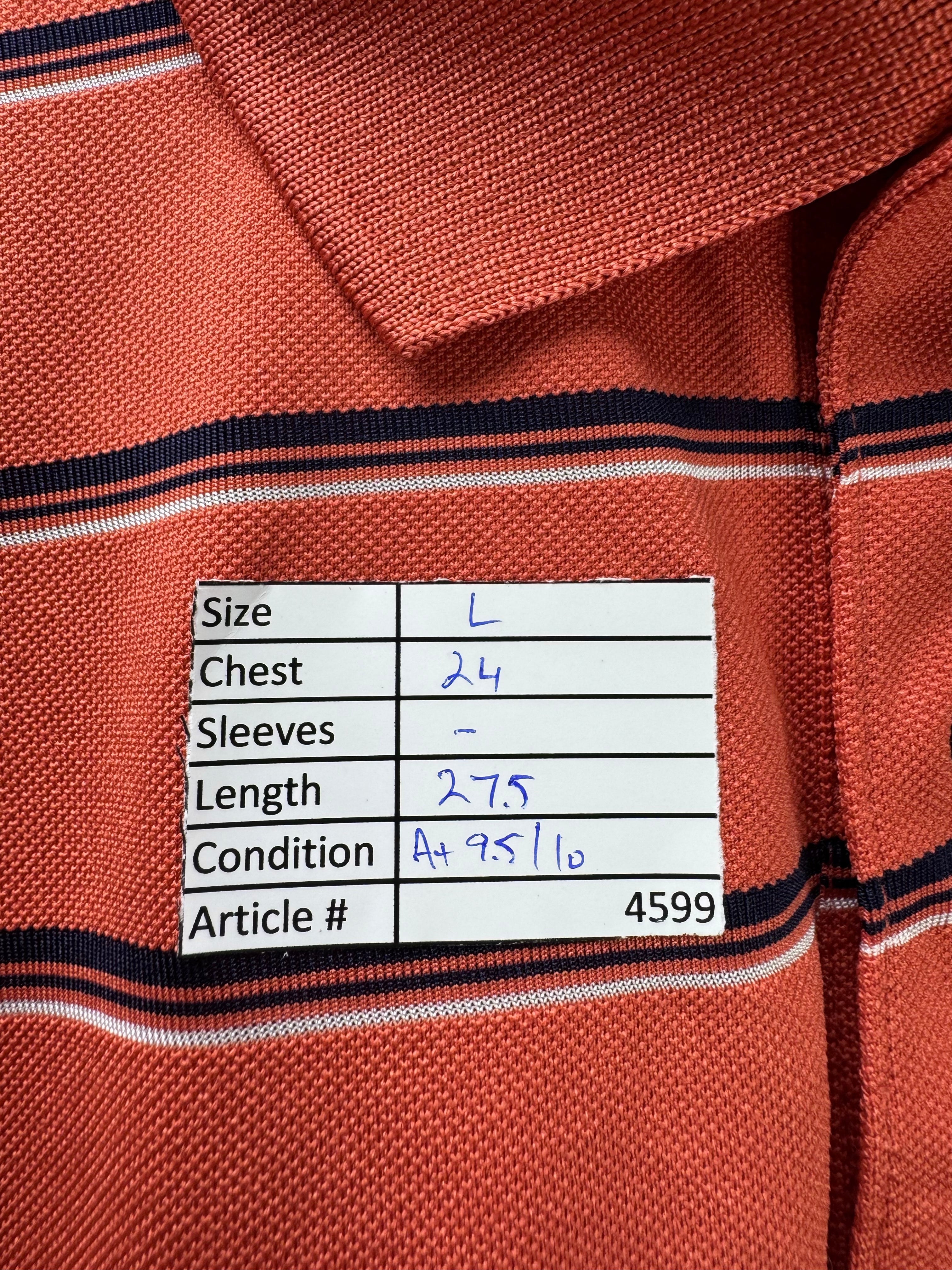 Golden Bear® Large | Chest: 24" | Red | Golf Polo | Polyester | 4599 - Genuine Maal
