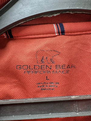 Golden Bear® Large | Chest: 24" | Red | Golf Polo | Polyester | 4599 - Genuine Maal