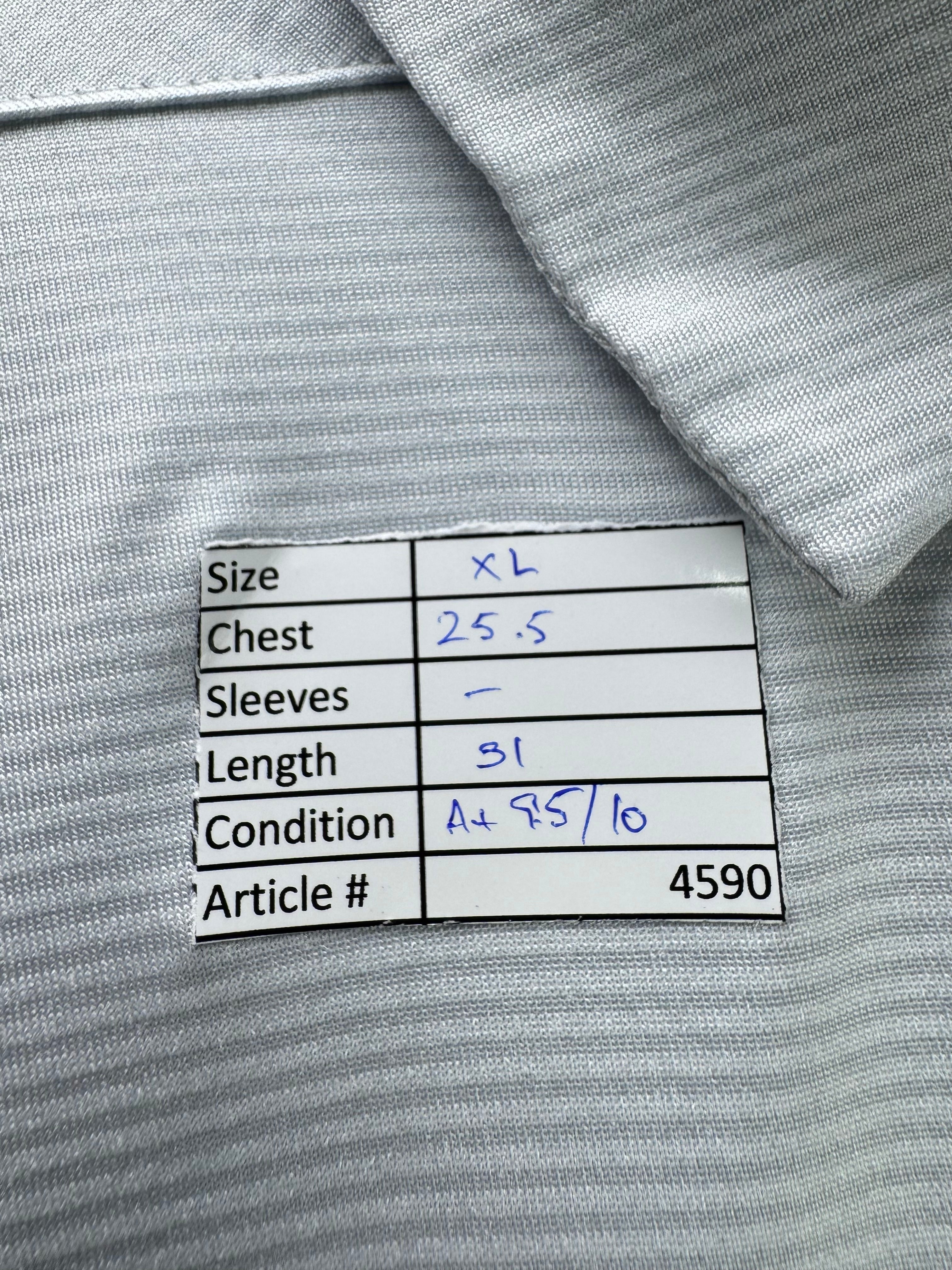 N*ke® XL | Chest: 25.5" | Silver | Golf Polo | Poly - Spandex | 4590 - Genuine Maal
