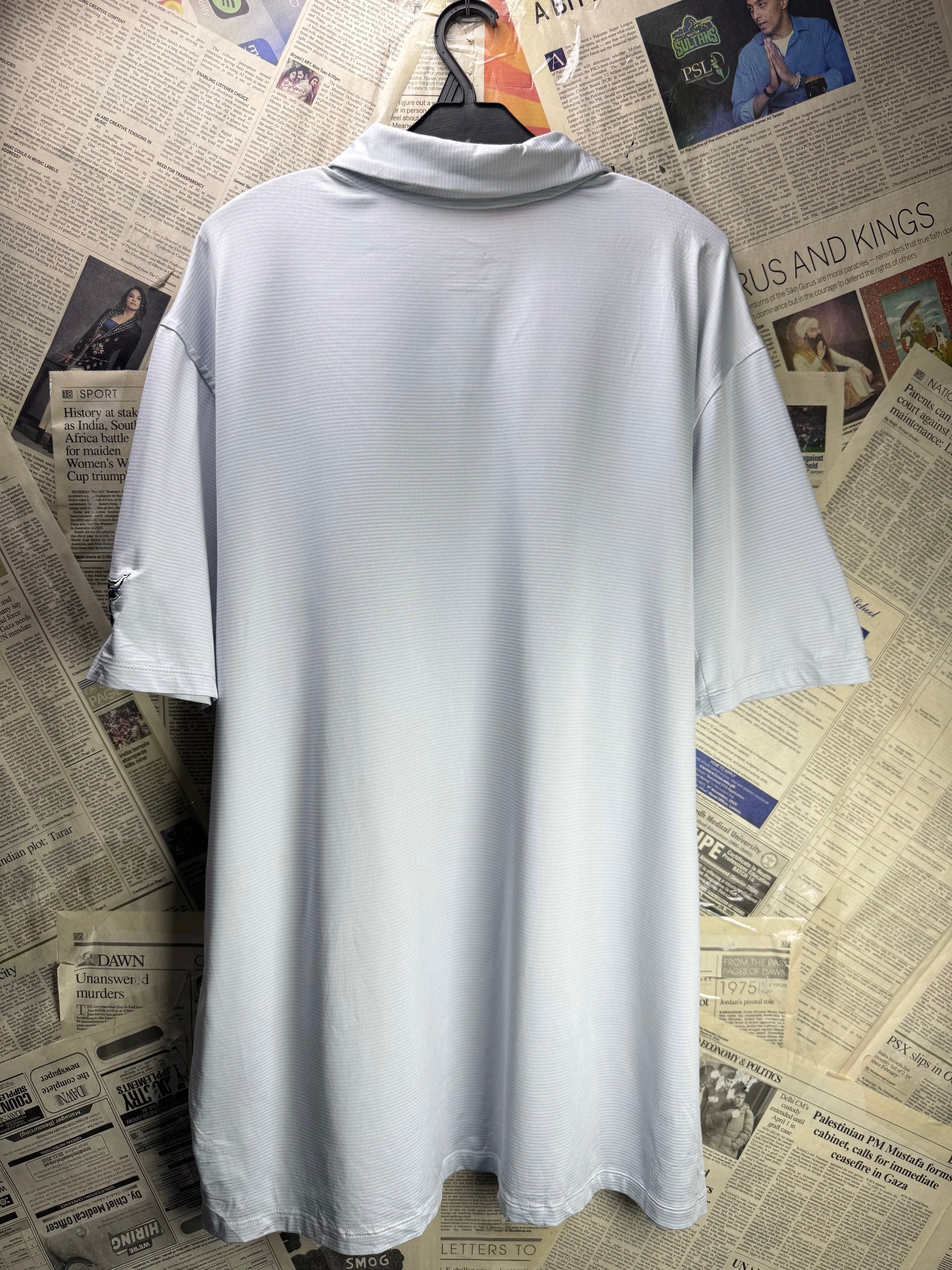 N*ke® XL | Chest: 25.5" | Silver | Golf Polo | Poly - Spandex | 4590 - Genuine Maal