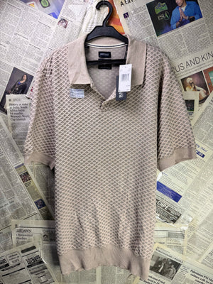 Buffalo® Medium | Chest: 22" | Brown | Knit Polo | Poly | 3260 - Genuine Maal