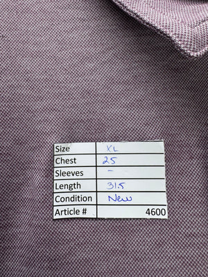 Travis Mat® XL | Chest: 25" | Purple | Golf Polo | Poly - Cotton | 4600 - Genuine Maal