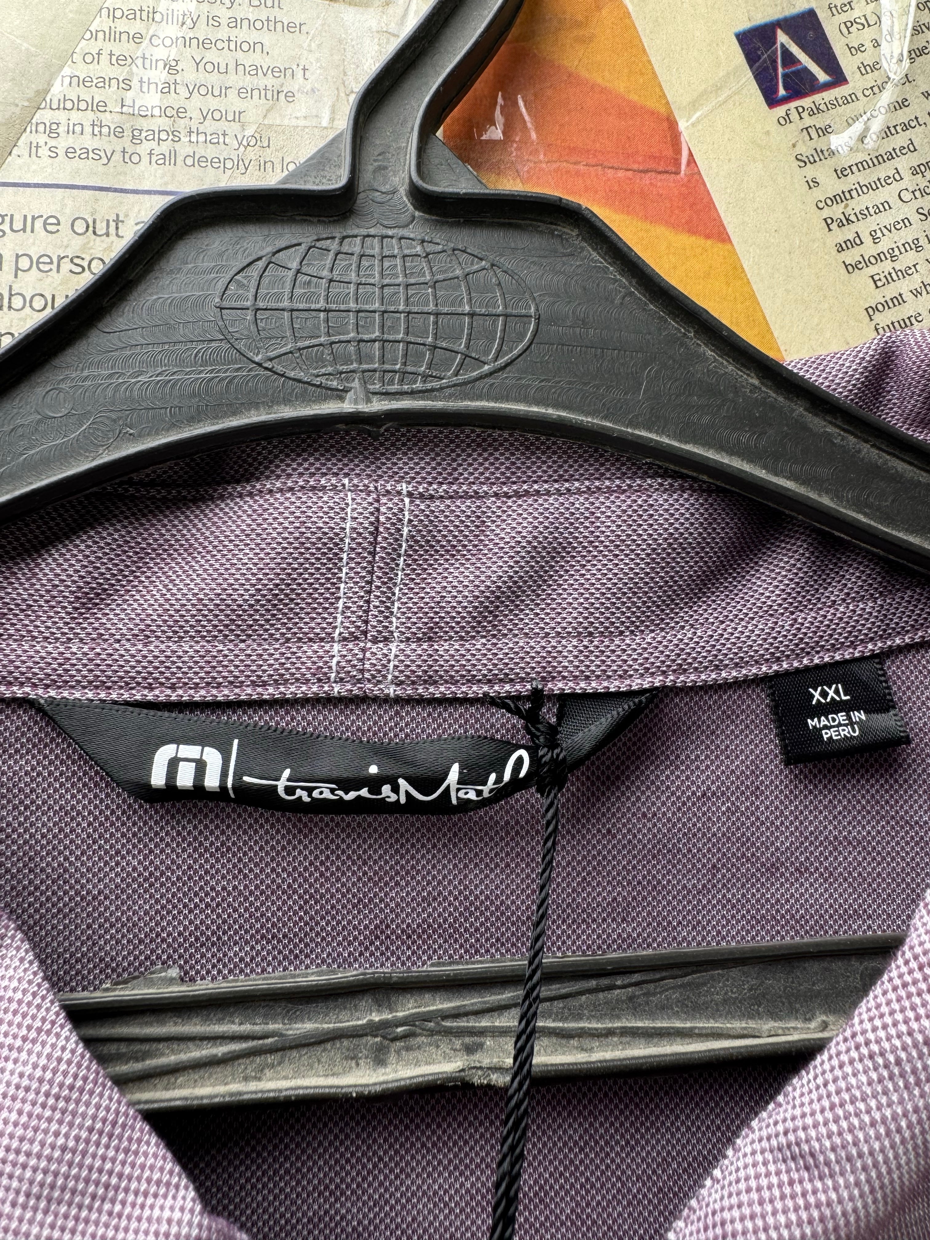 Travis Mat® XL | Chest: 25" | Purple | Golf Polo | Poly - Cotton | 4600 - Genuine Maal
