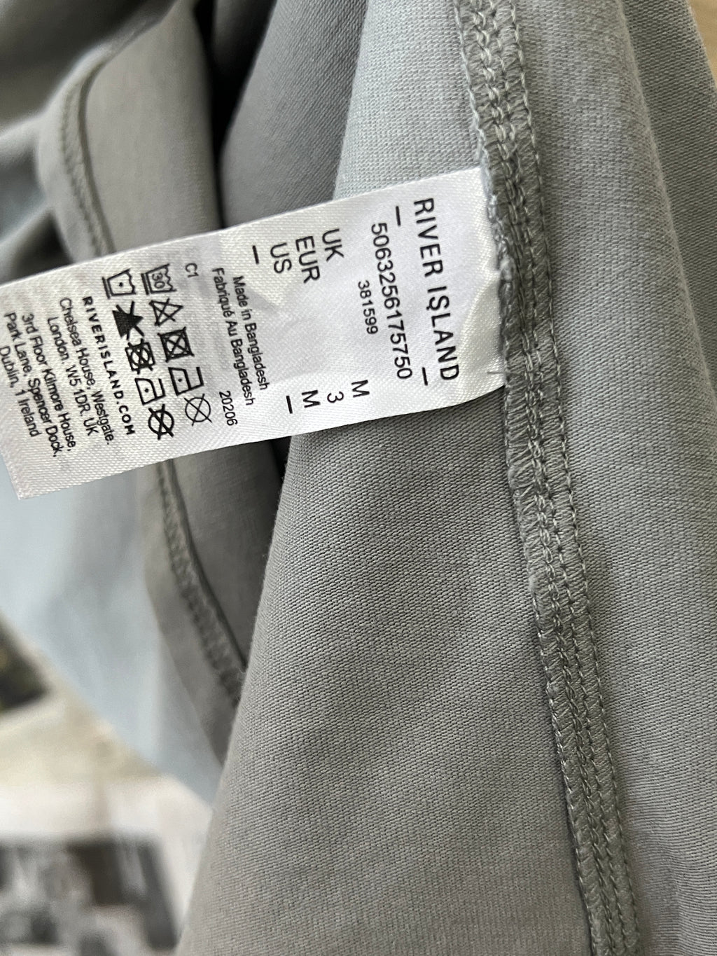 River Island® XS | Chest: 18" | Grey | T-Shirt | 401 - Genuine Maal