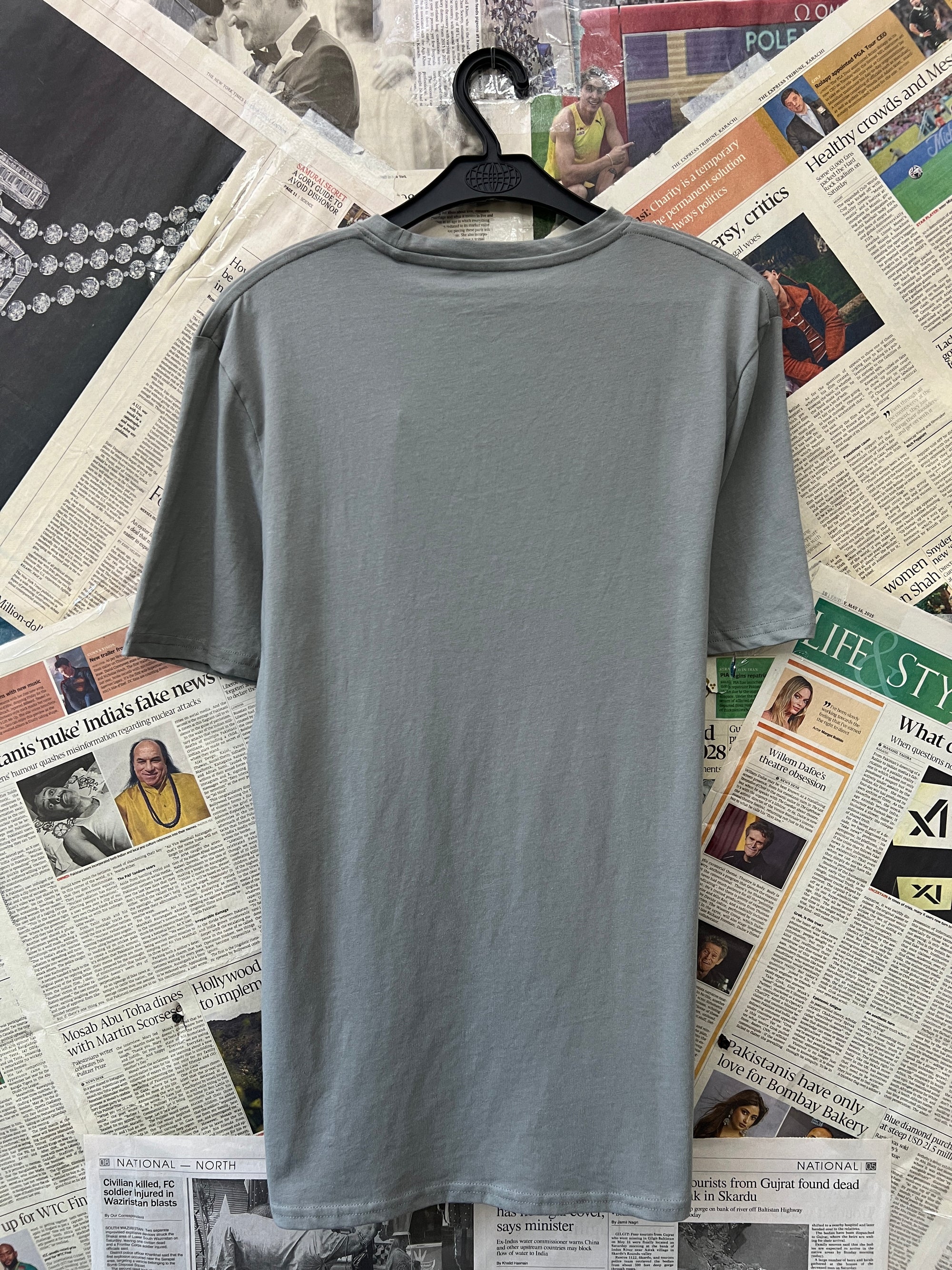 River Island® XS | Chest: 18" | Grey | T-Shirt | 401 - Genuine Maal