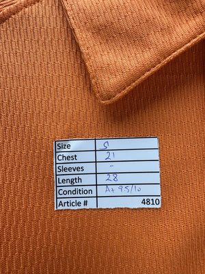 N*ke® Small | Chest: 21" | Orange | Golf Polo | Poly - Spandex | 4810 - Genuine Maal