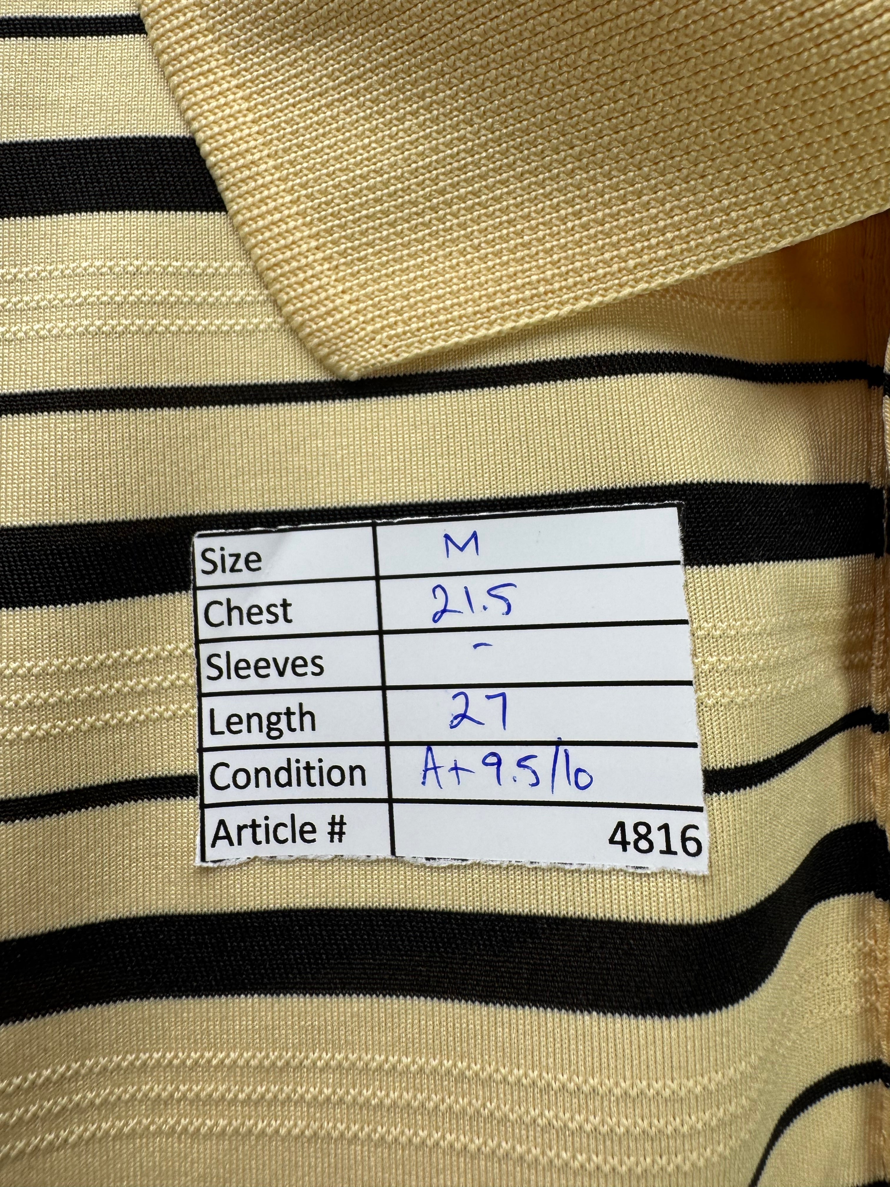 PGA Tour® Medium | Chest: 21.5" | Stripes | Golf Polo | Polyester | 4816 - Genuine Maal