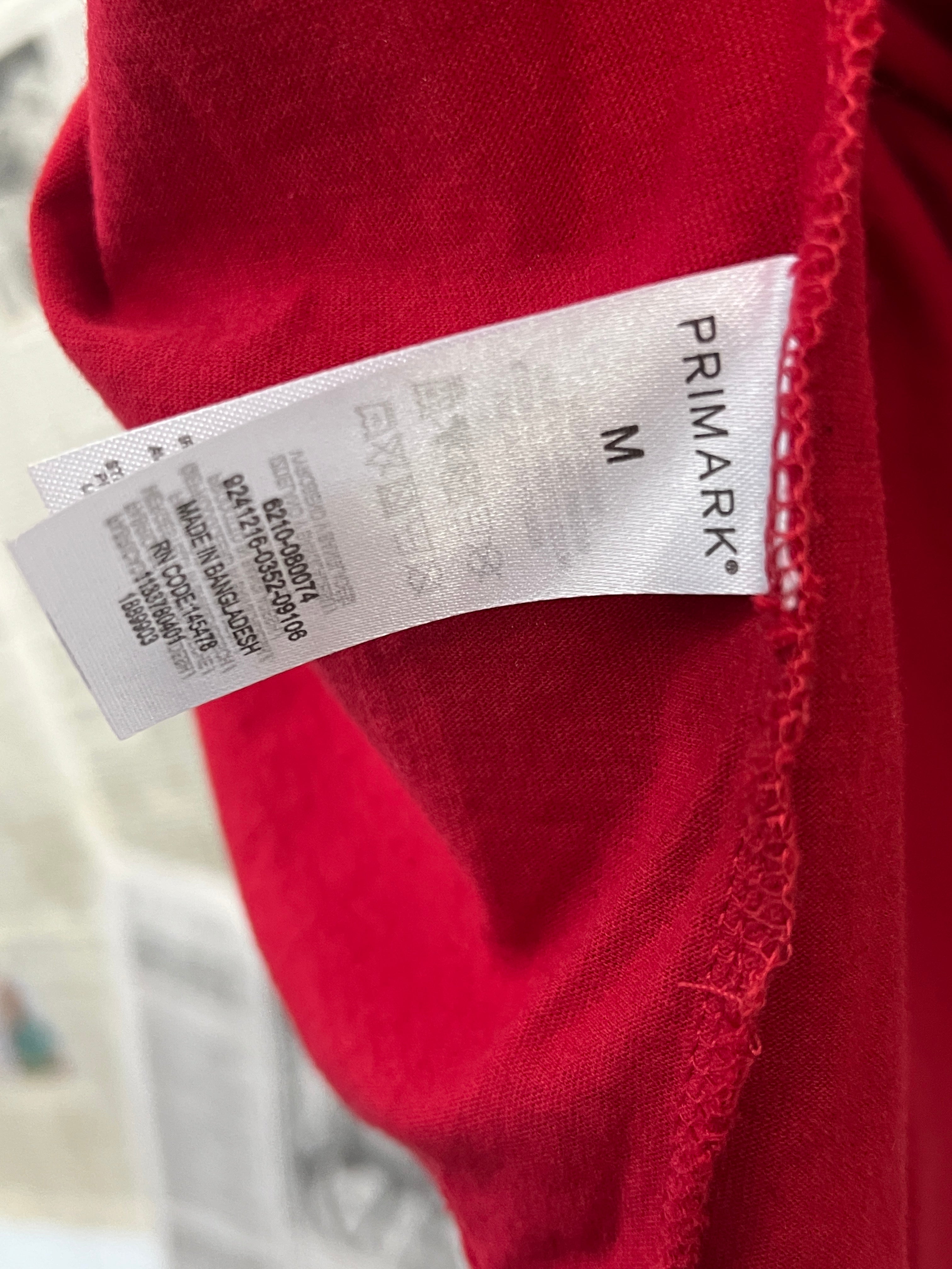 Primark® Small | Chest: 20.5" | Red | T-Shirt | 404 - Genuine Maal