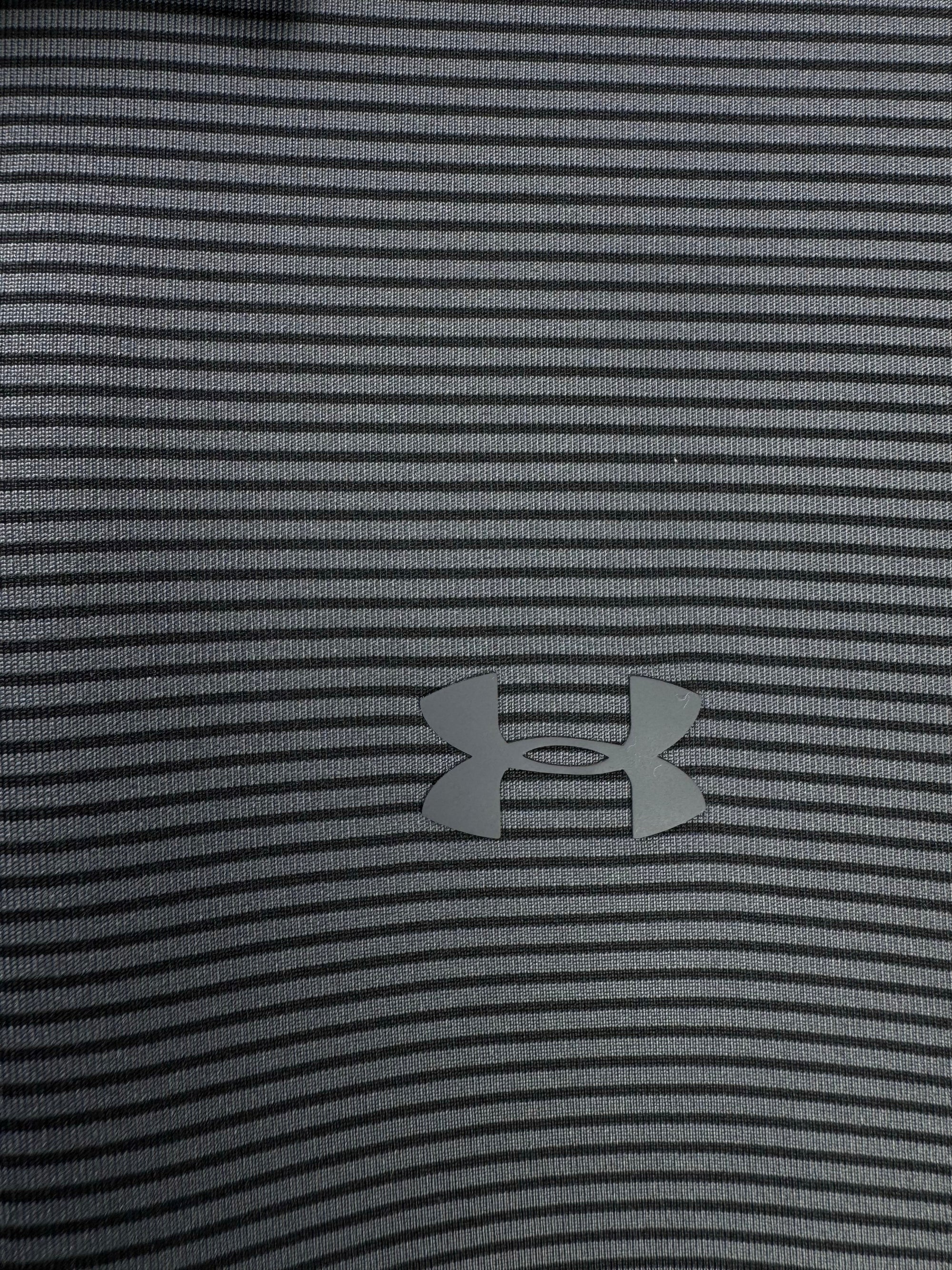 Under Armo*r® XL | Chest: 25" | Stripes | Golf Polo | Poly - Elastane | 4818 - Genuine Maal