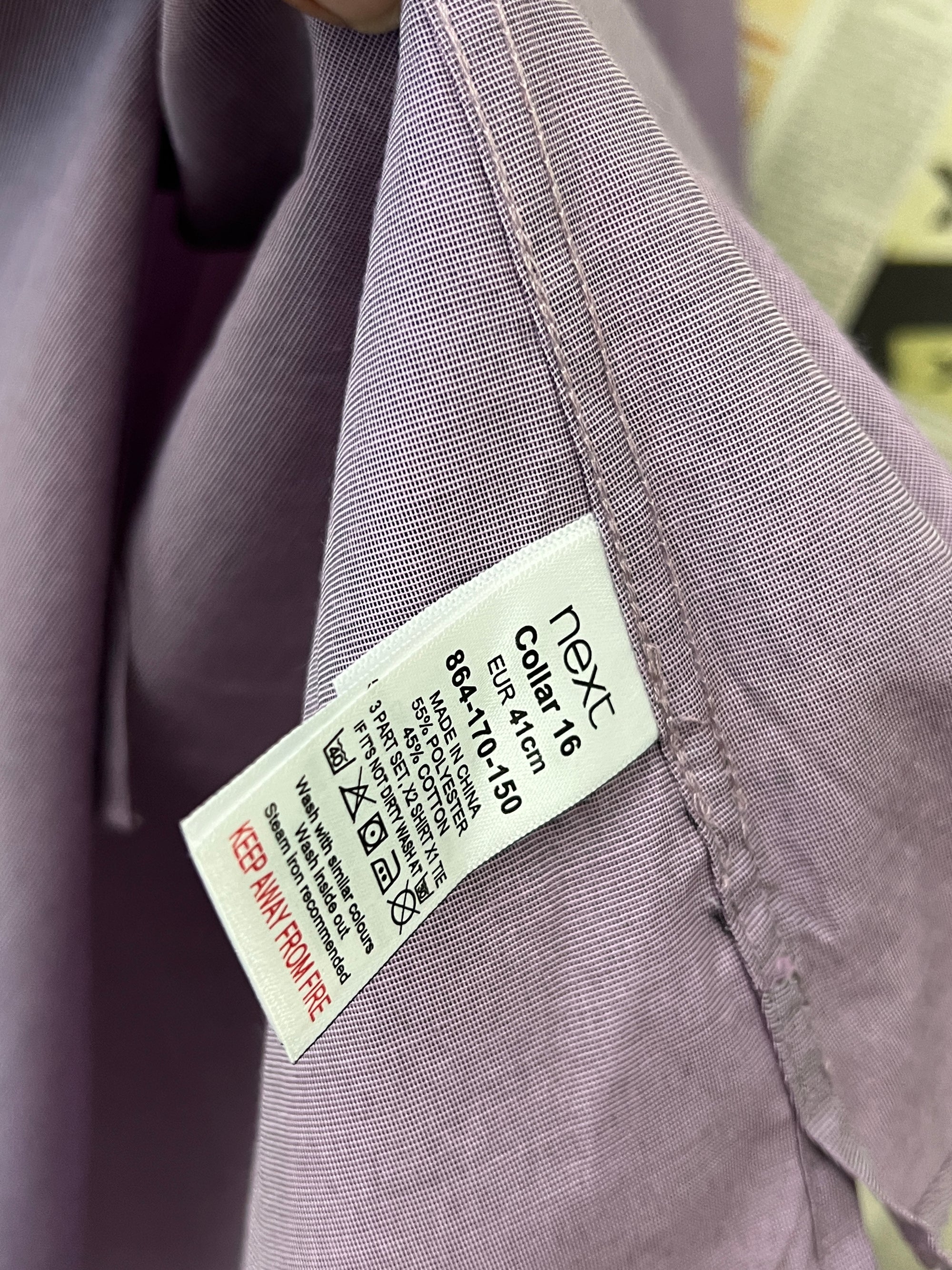 Next® Medium | Chest: 22 | Violet | Shirt | 367 - Genuine Maal