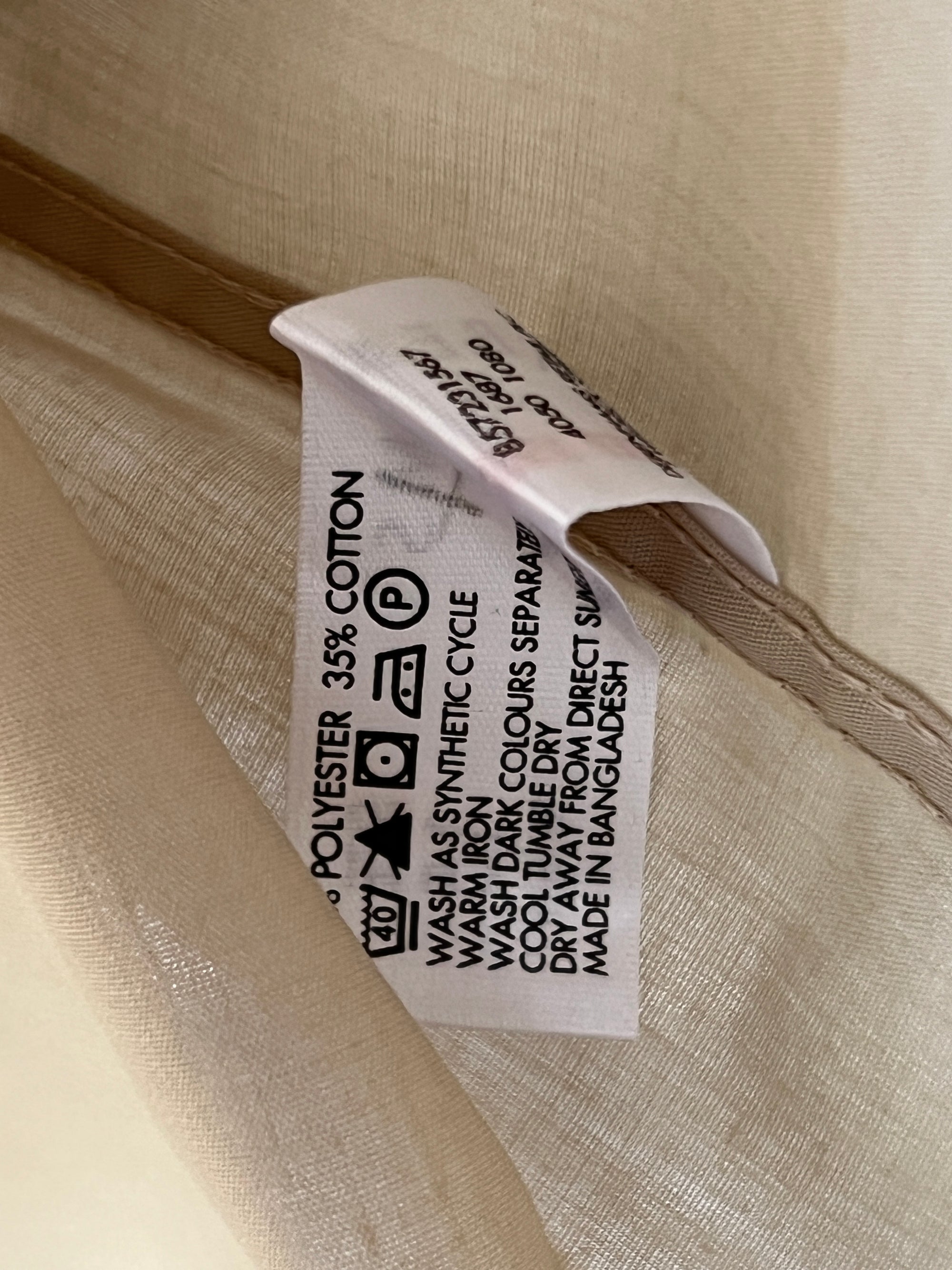 Thomas Nash® Small | Chest: 21" | Beige | Shirt | 406 - Genuine Maal