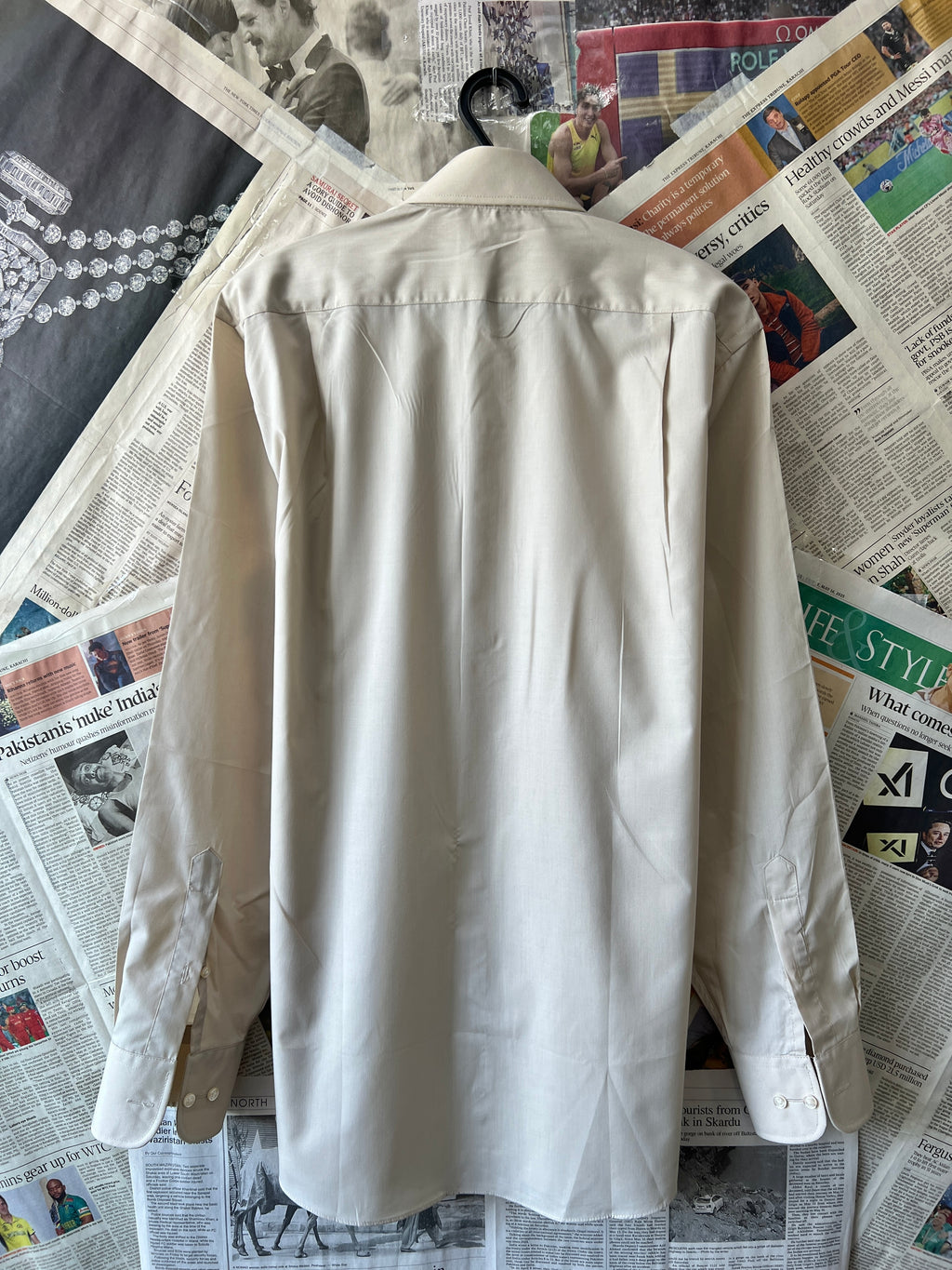 Thomas Nash® Small | Chest: 21" | Beige | Shirt | 406 - Genuine Maal