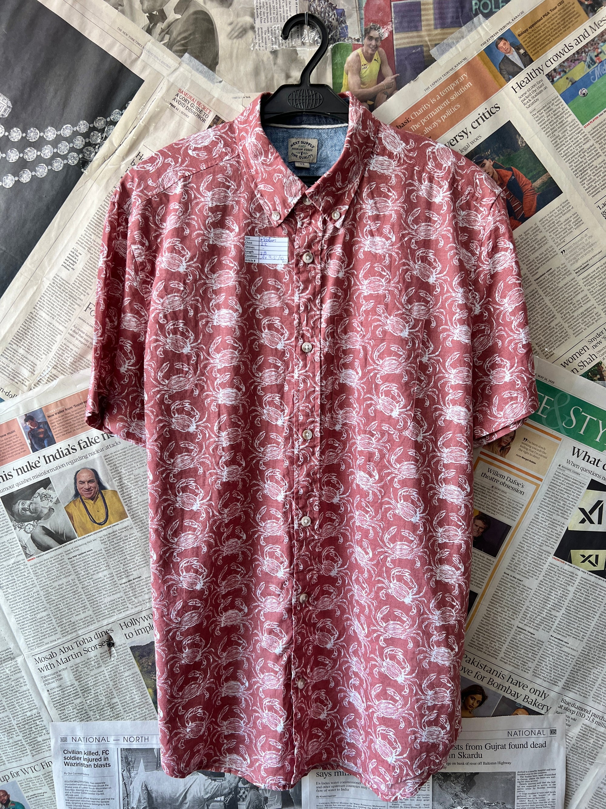 Next® Medium | Chest: 22 | Pastel Floral | Shirt | 426 - Genuine Maal