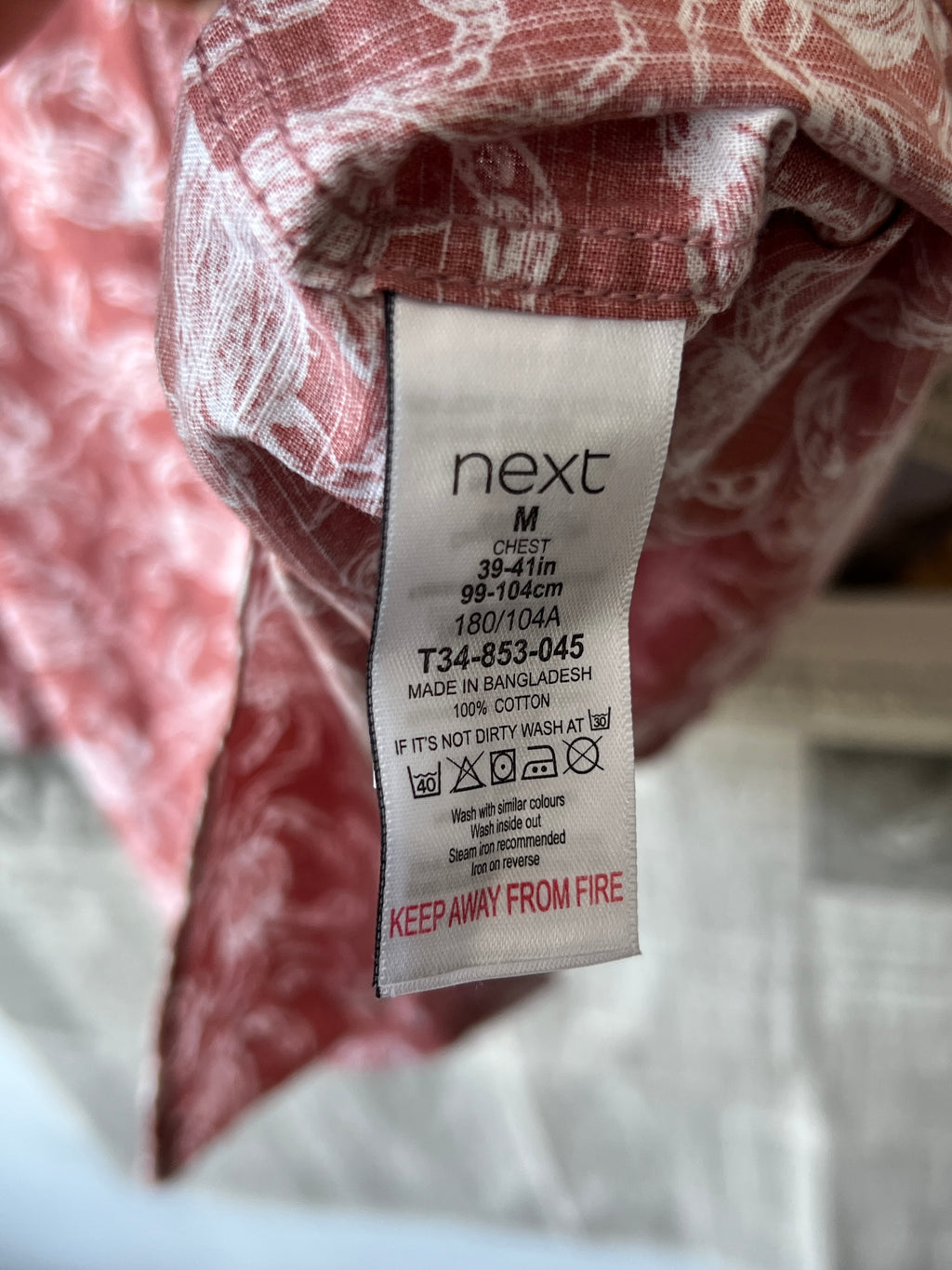 Next® Medium | Chest: 22 | Pastel Floral | Shirt | 426 - Genuine Maal