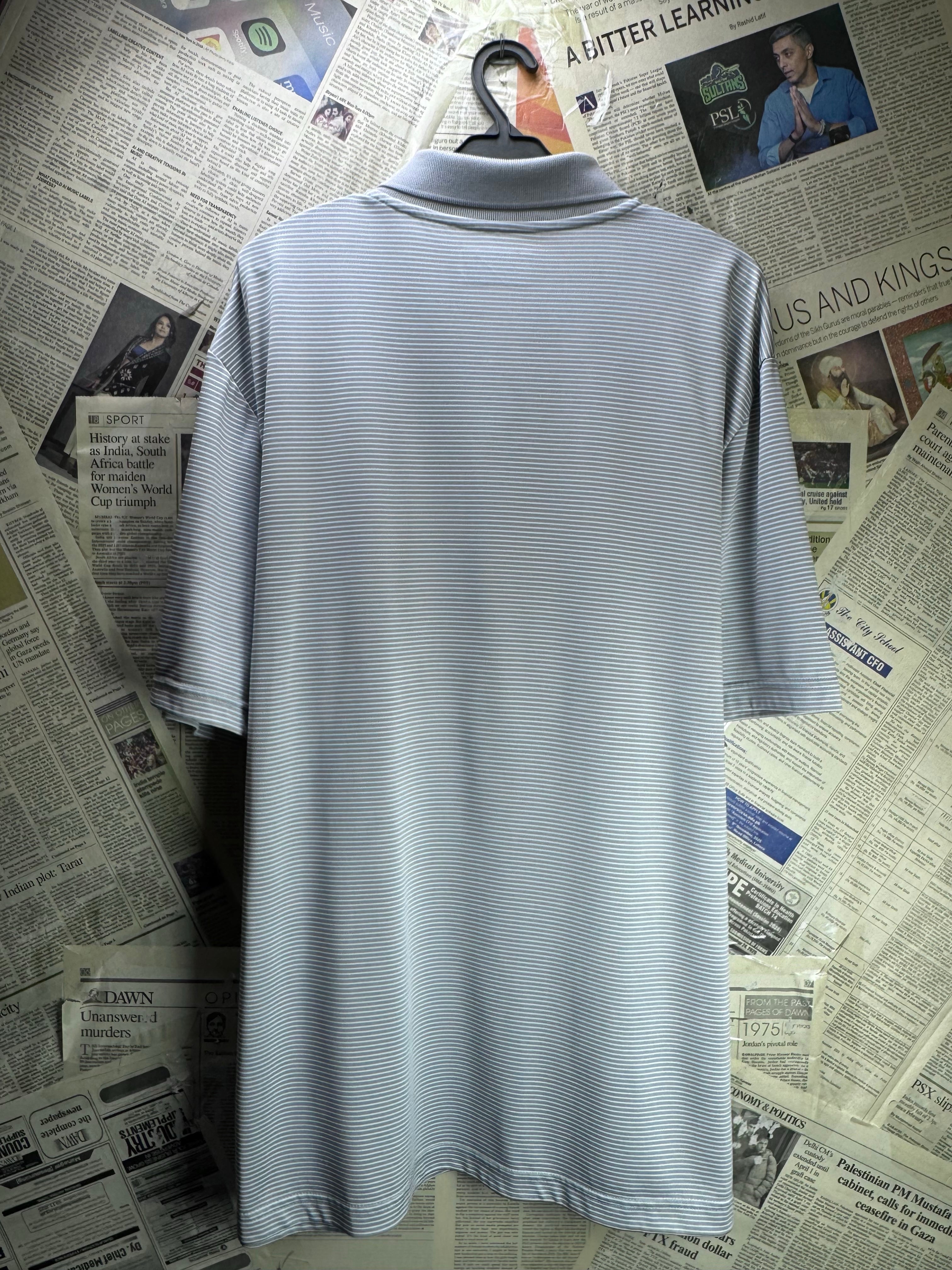 Grandslam® Large | Chest: 24" | Stripes | Golf Polo | Polyester | 4849 - Genuine Maal