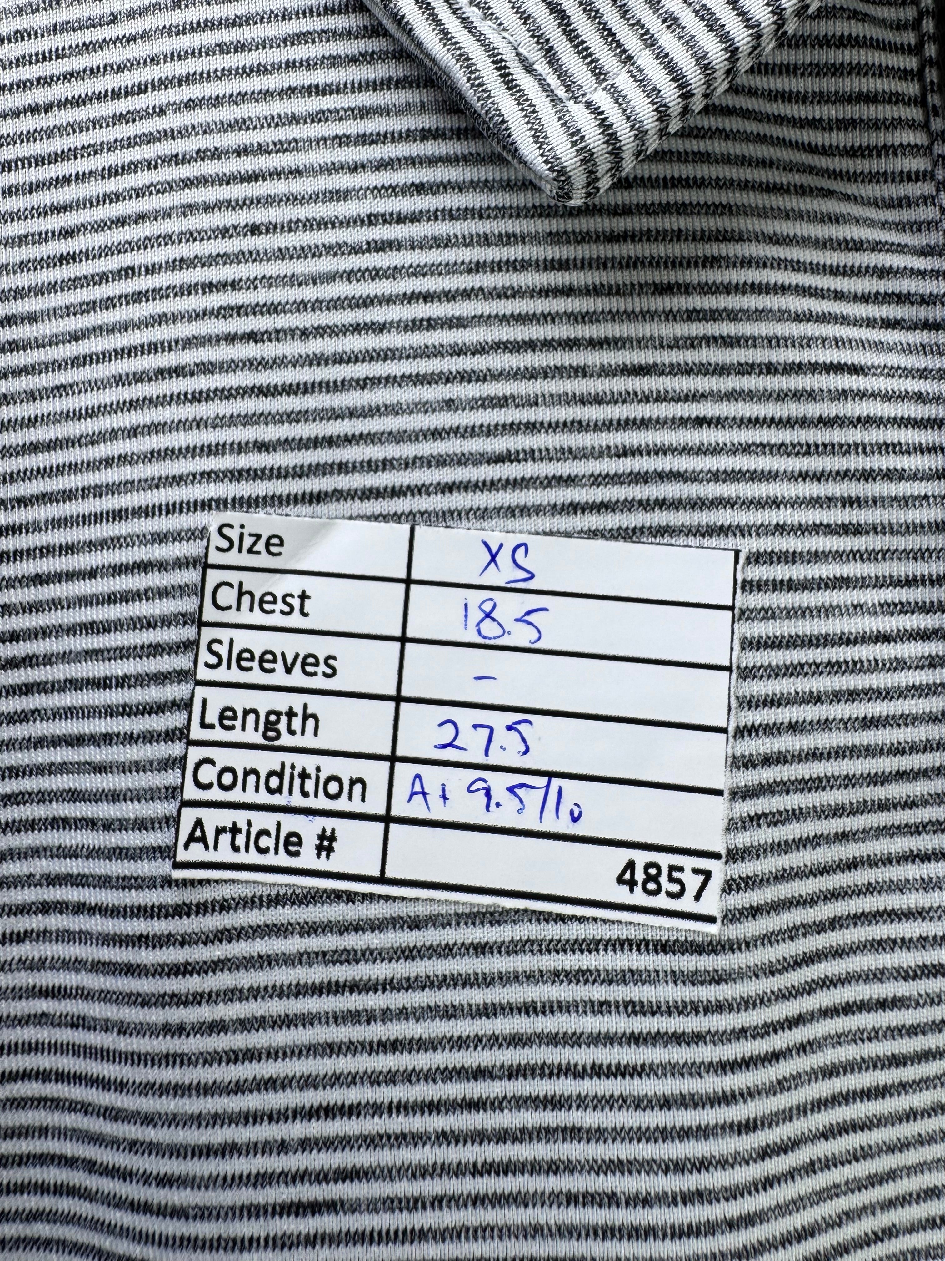 All In Motion® XS | Chest: 18.5" | Stripes | Golf Polo | Poly - Spandex | 4857 - Genuine Maal