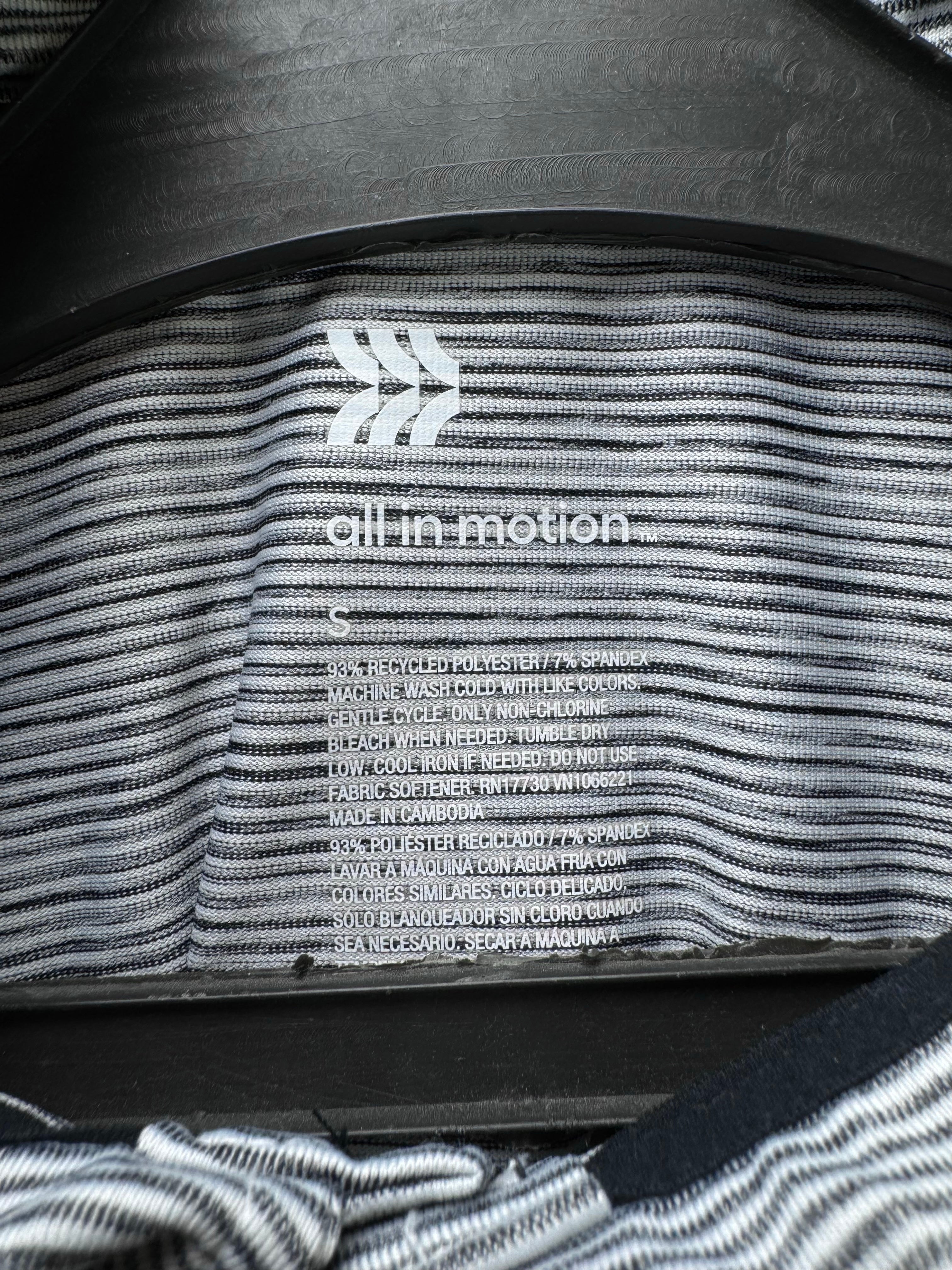 All In Motion® XS | Chest: 18.5" | Stripes | Golf Polo | Poly - Spandex | 4857 - Genuine Maal
