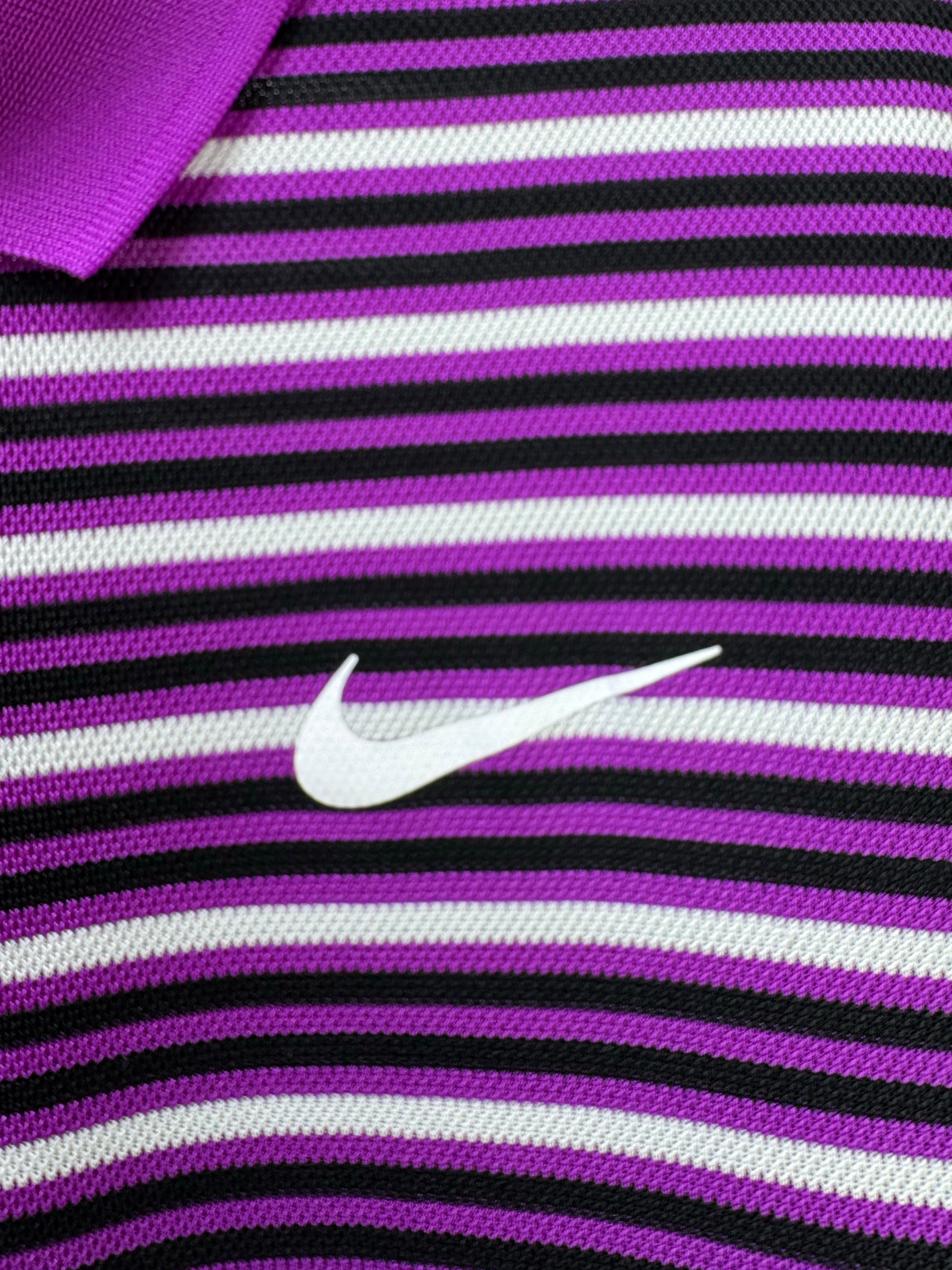 N*ke® XL | Chest: 25" | Stripes | Golf Polo | Polyester | 4429 - Genuine Maal