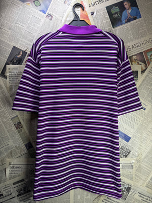 N*ke® XL | Chest: 25" | Stripes | Golf Polo | Polyester | 4429 - Genuine Maal