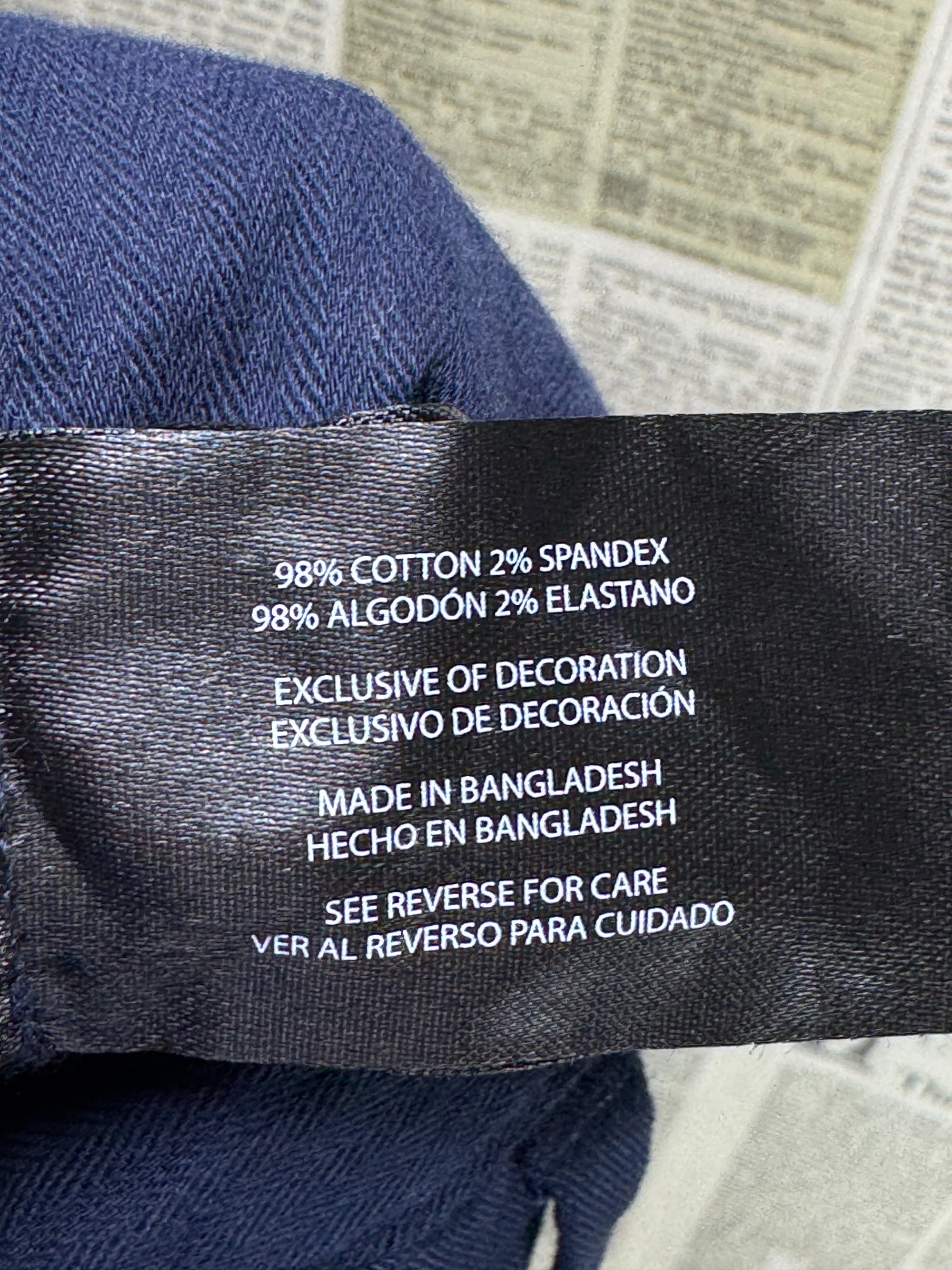 Banana Republic® Waist: 40" to 42" | Blue | Chino Pants | Cotton - Elastane | 1256 - Genuine Maal