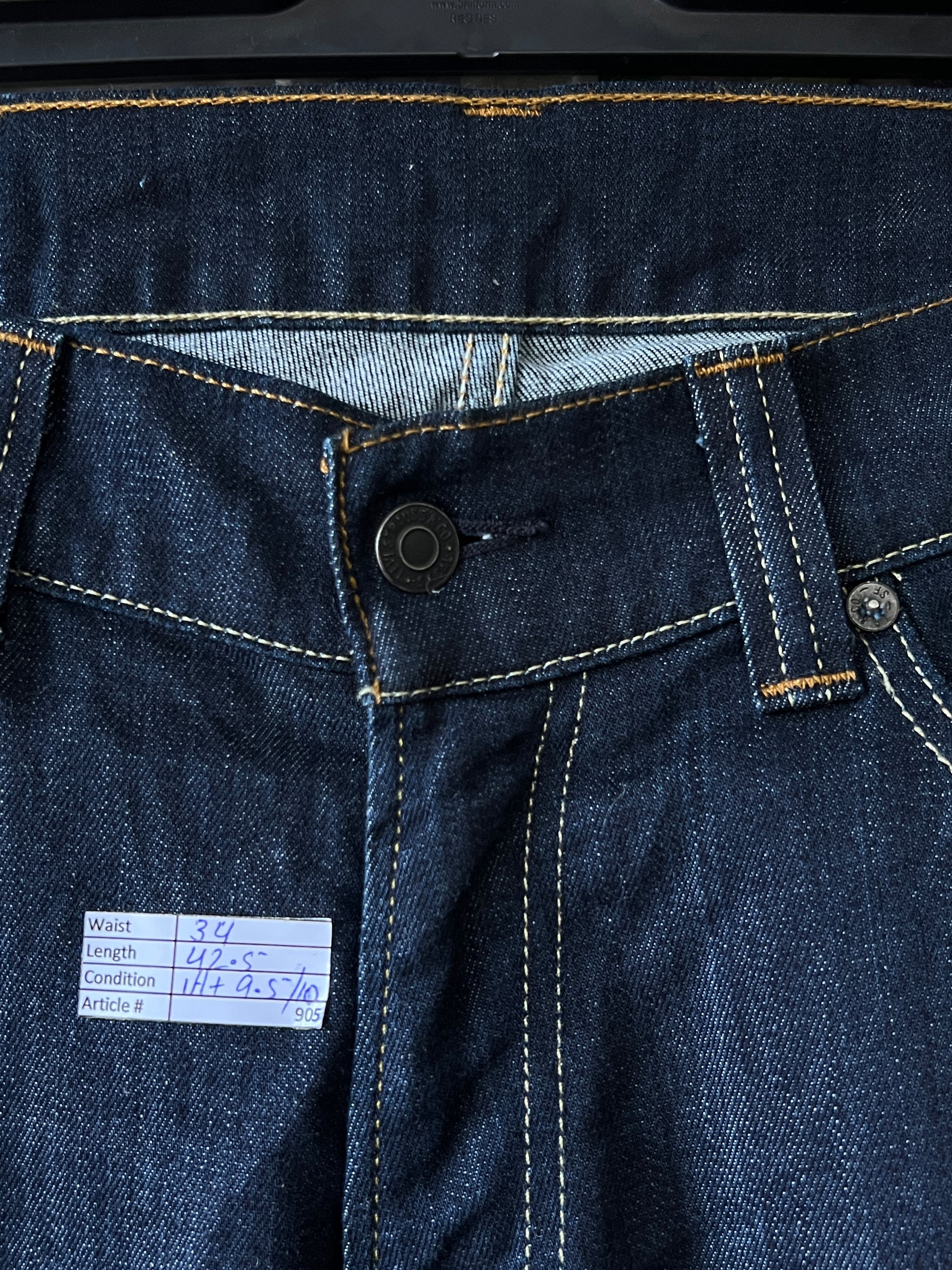 L*vi's® Waist: 34" | Blue | Denim Pants | 905 - Genuine Maal