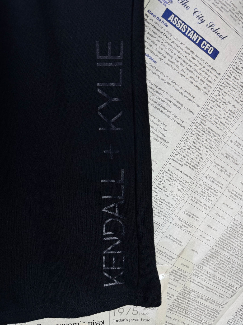 Women - Kendall & Kylie® Waist: 32" | Black | Shorts | Cotton - Poly | 1245 - Genuine Maal