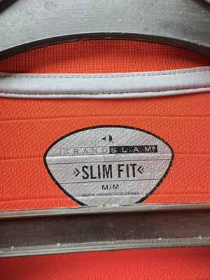 Grandslam® Small | Chest: 21" | Orange | Golf Polo | Polyester | 4637 - Genuine Maal