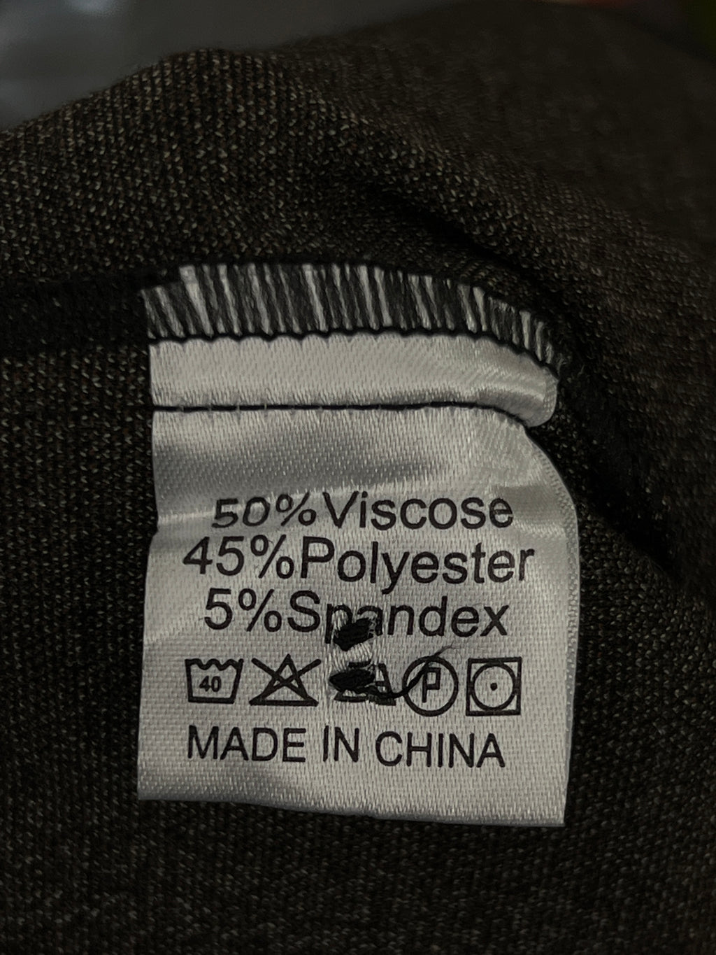 La Haute® Waist: 28" | Charcoal Check | Pant | 884 - Genuine Maal