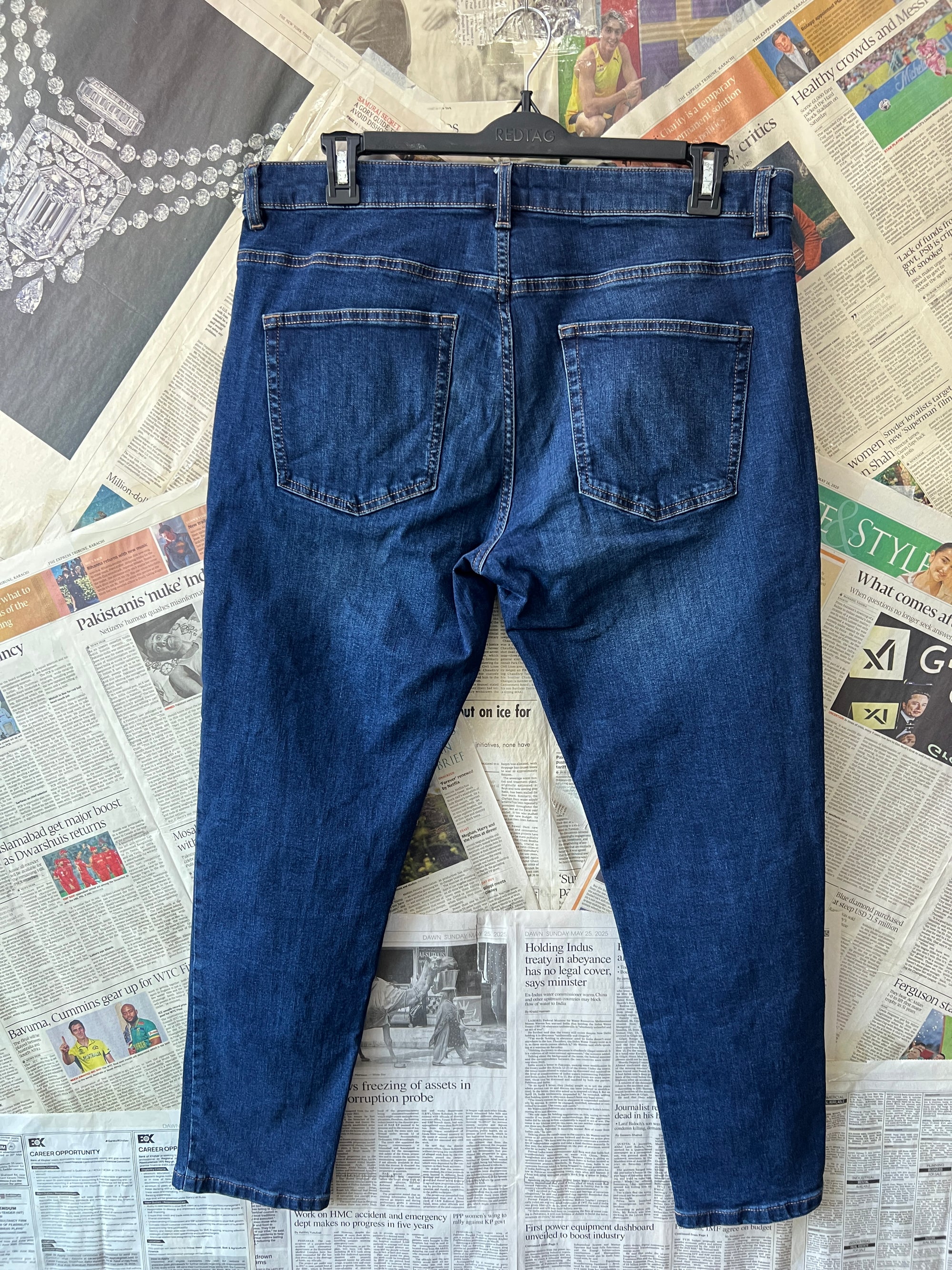 Next® Waist: 36" | Blue | Denim Pants | 888 - Genuine Maal