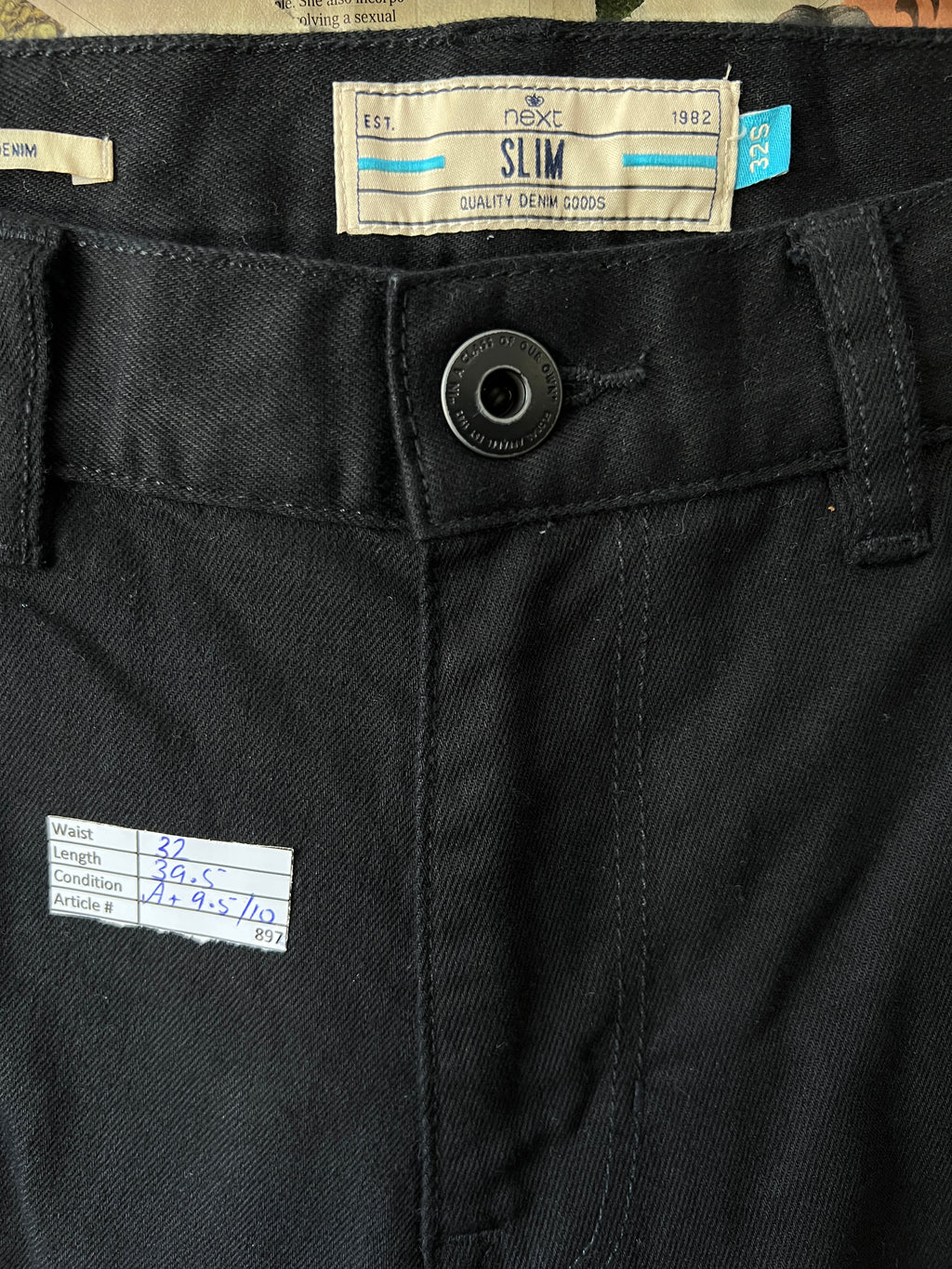 Next® Waist: 32" | Black | Denim Pants | 897 - Genuine Maal