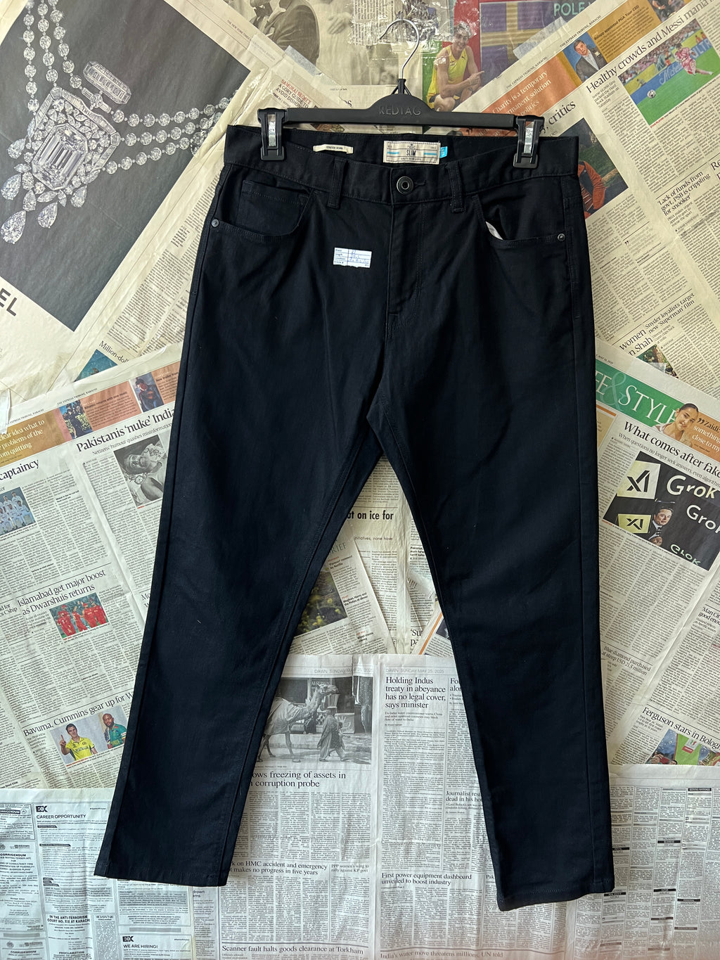 Next® Waist: 32" | Black | Denim Pants | 897 - Genuine Maal