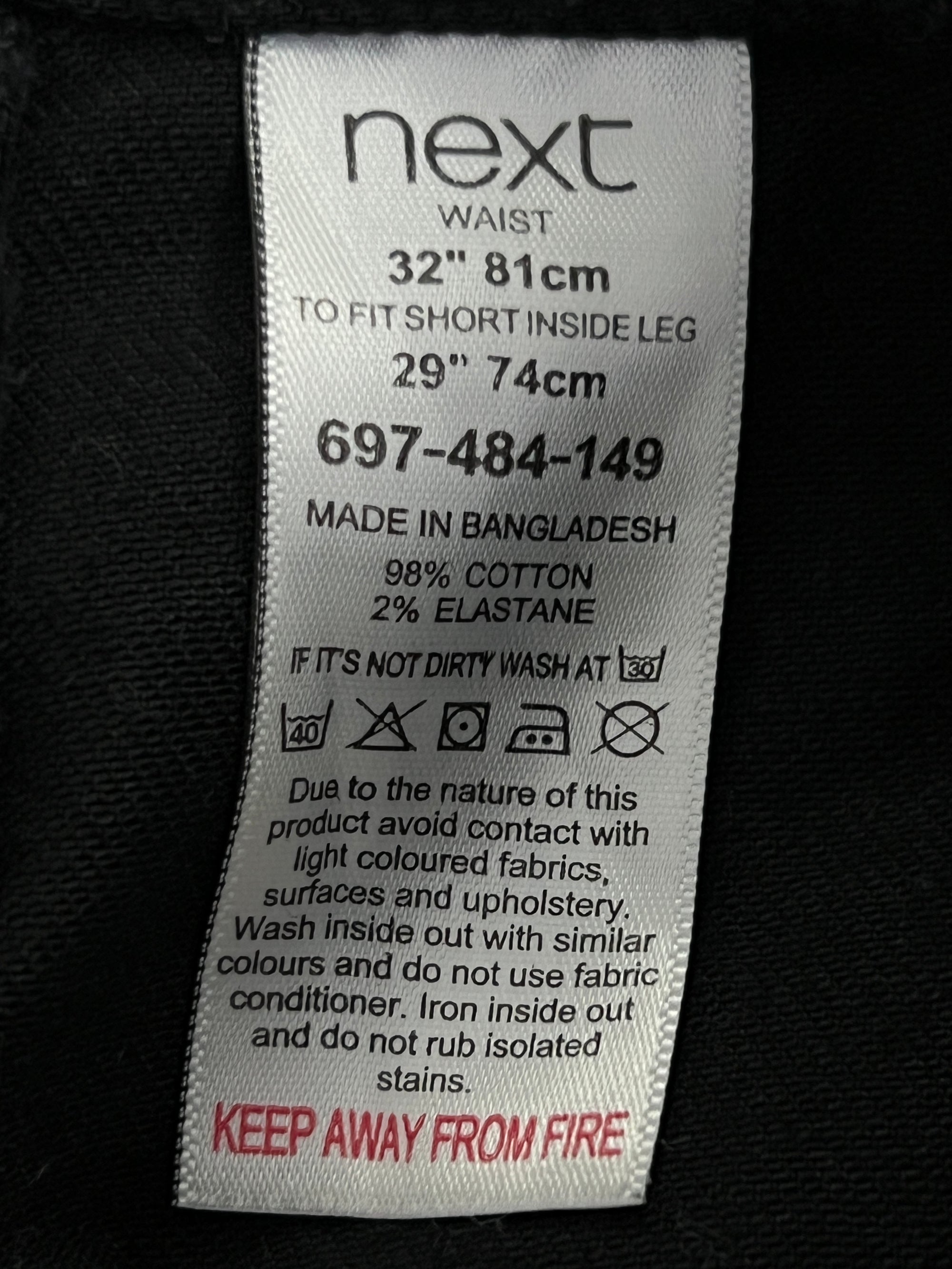 Next® Waist: 32" | Black | Denim Pants | 897 - Genuine Maal