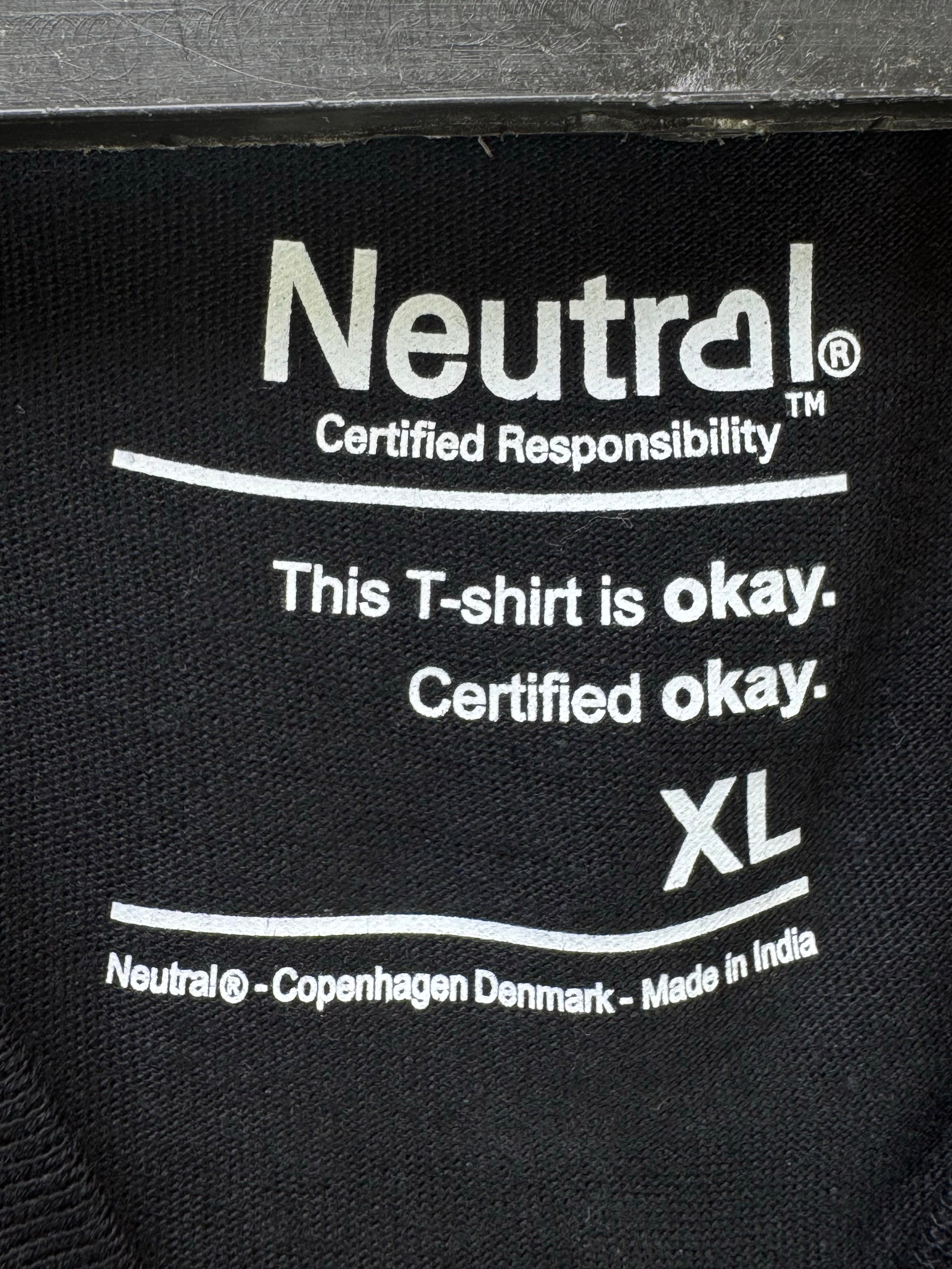 Neutral® Medium | Chest: 22" | Black | Lego T-Shirt | Cotton | 3460 - Genuine Maal