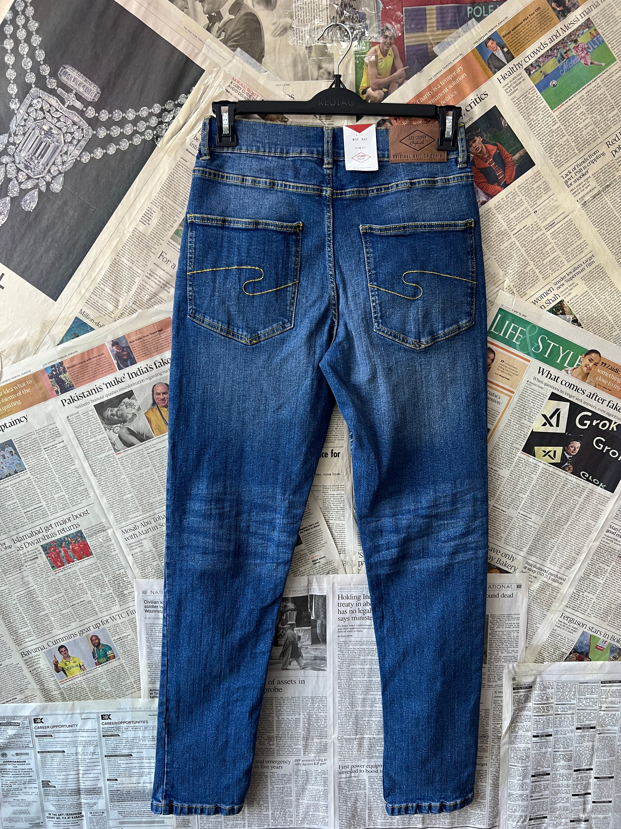 Lee Cooper® Waist: 28" to 30" | Blue | Denim Pant | 894 - Genuine Maal